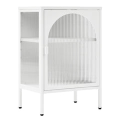 Eve Modern Metal Side Table White