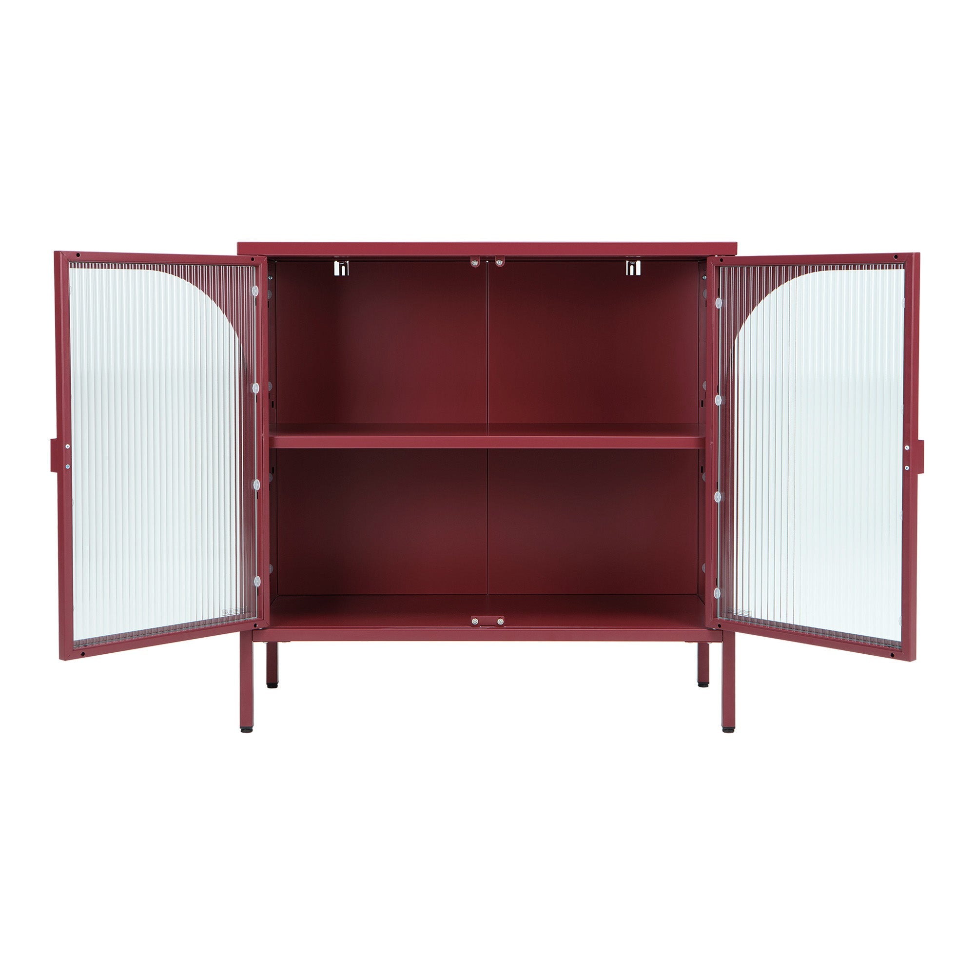 Eve Modern Metal Cabinet Wine