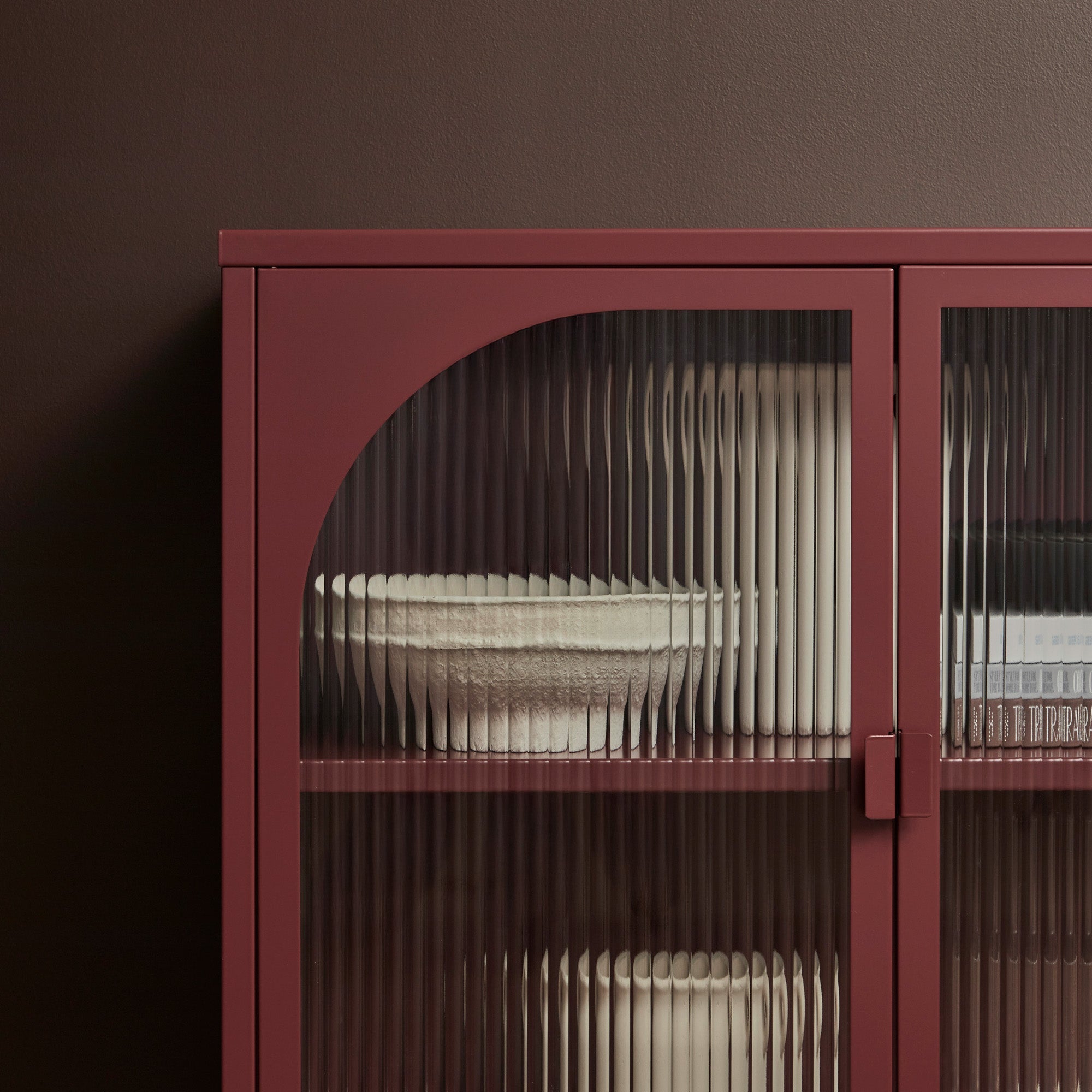 Eve Modern Metal Cabinet Wine