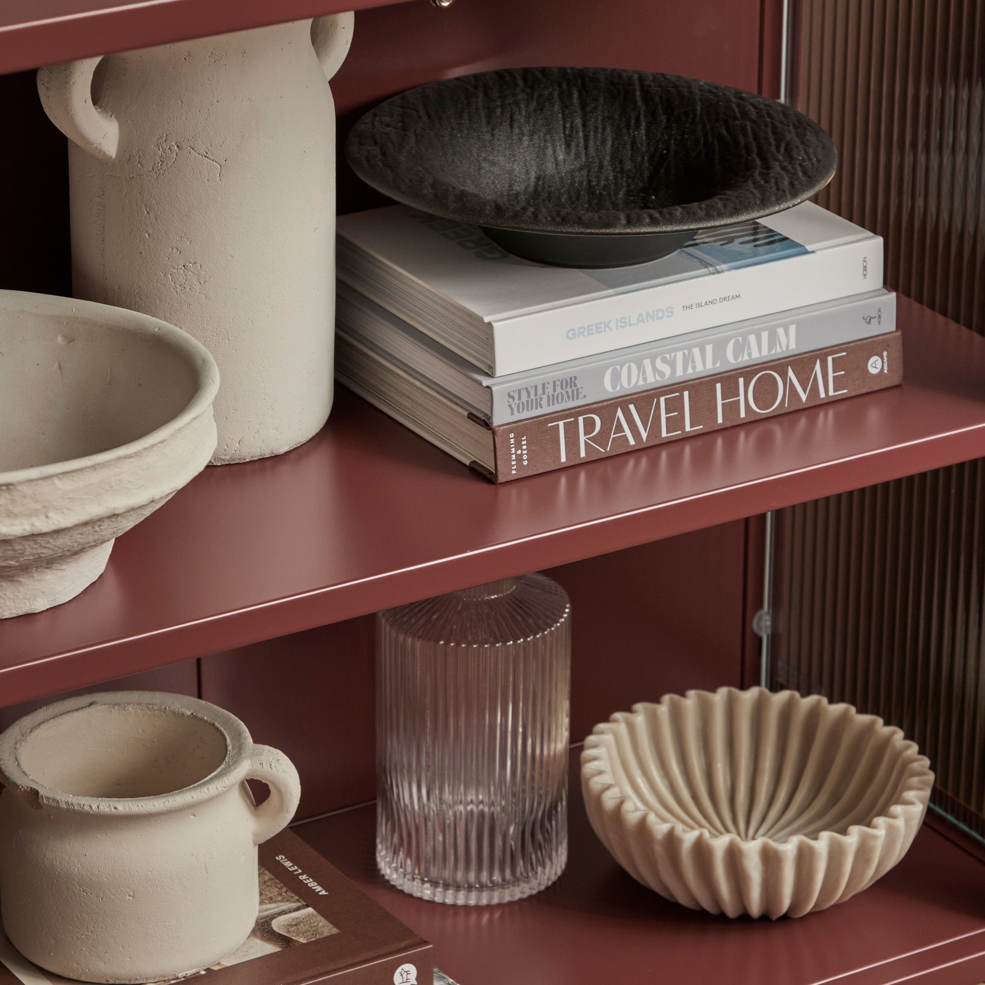 Eve Modern Metal Cabinet Wine