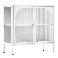 Eve Modern Metal Cabinet White
