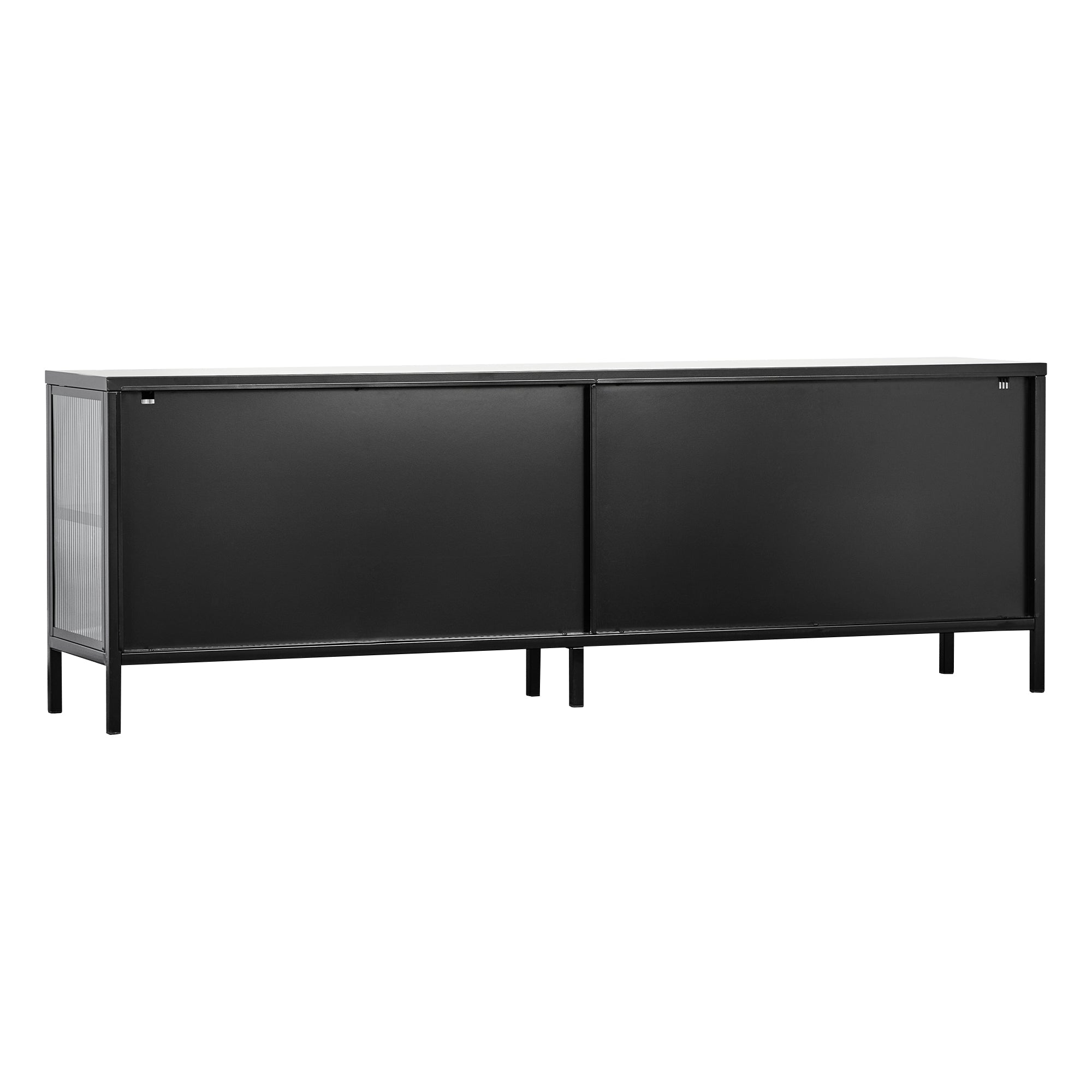 Eve Modern Metal Entertainment Unit Black (160cm)