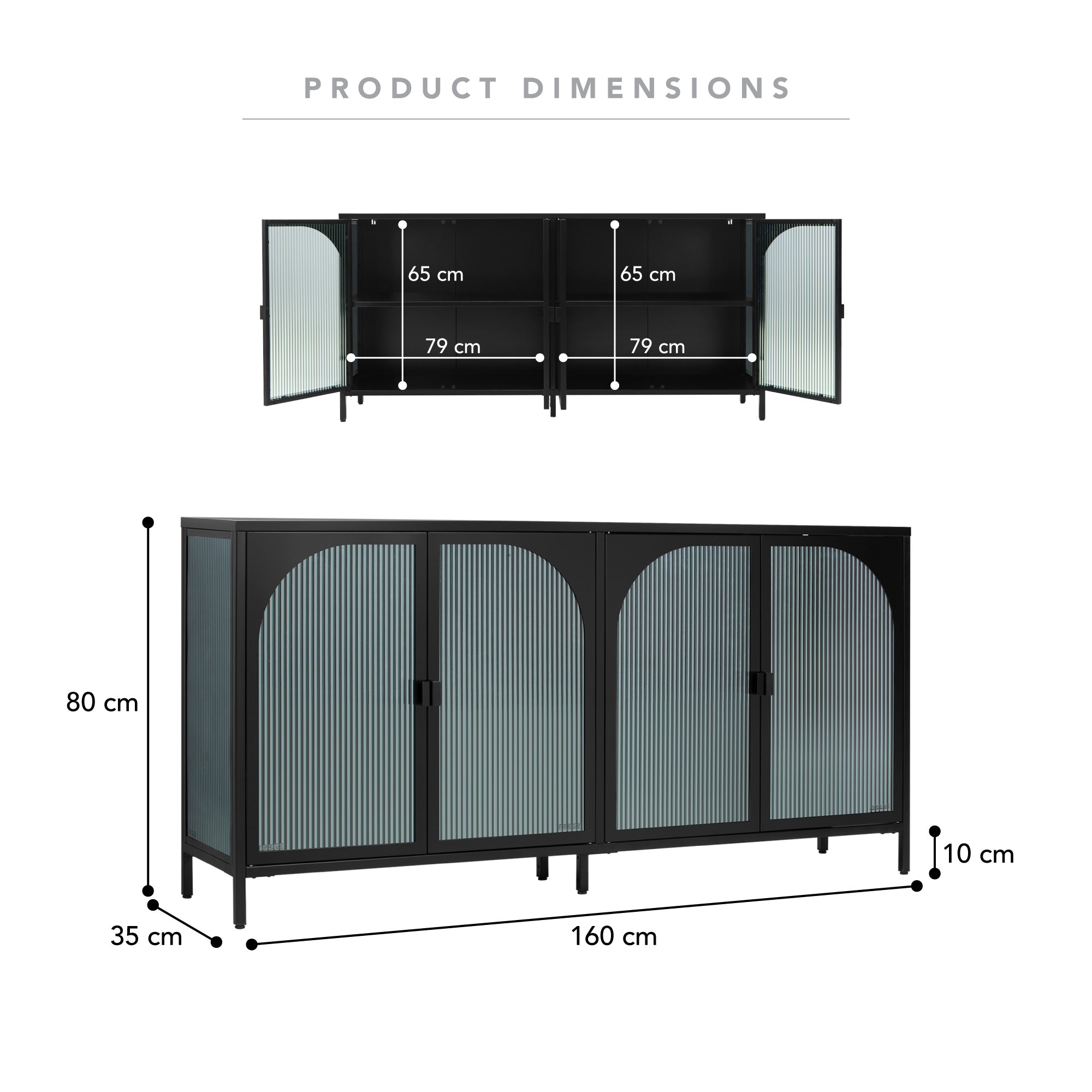 Eve Double Buffet Black
