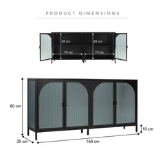 Eve Double Buffet Black