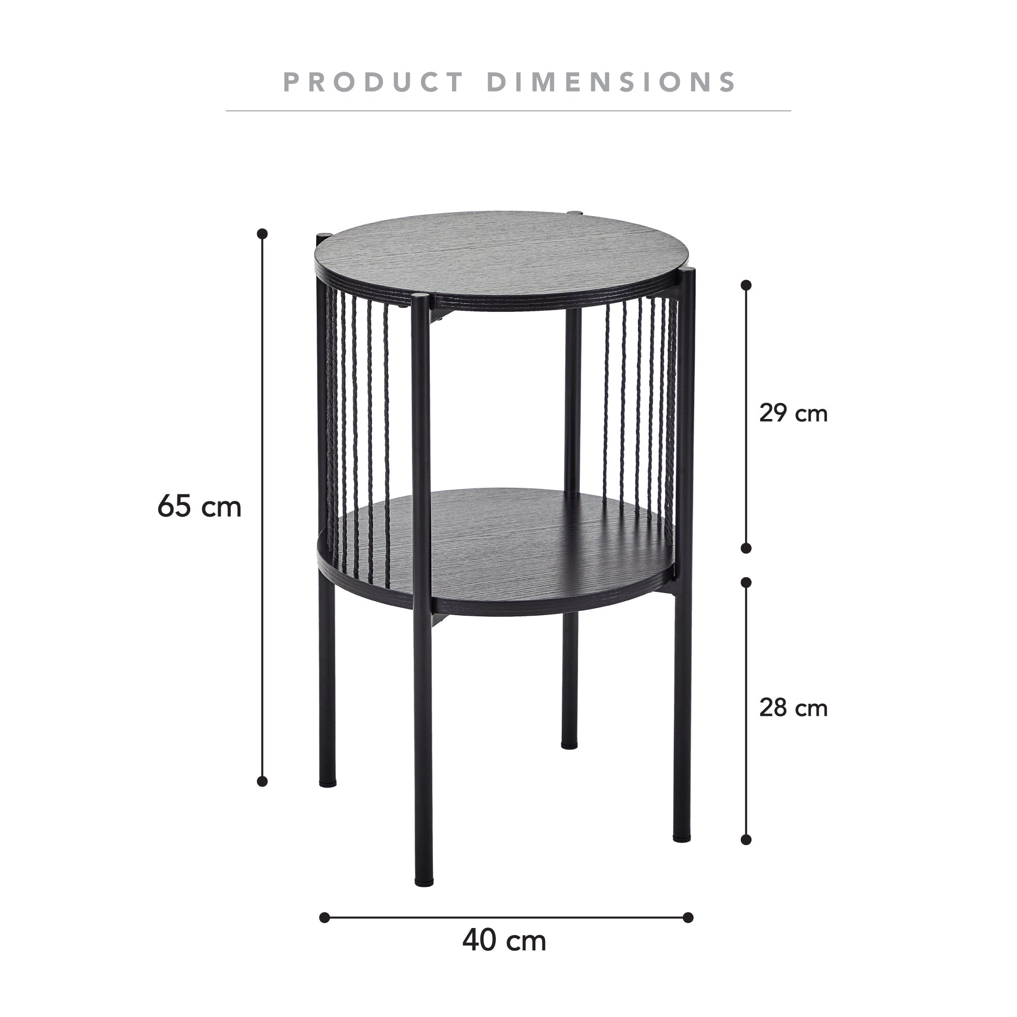 Harbour Side Table Black