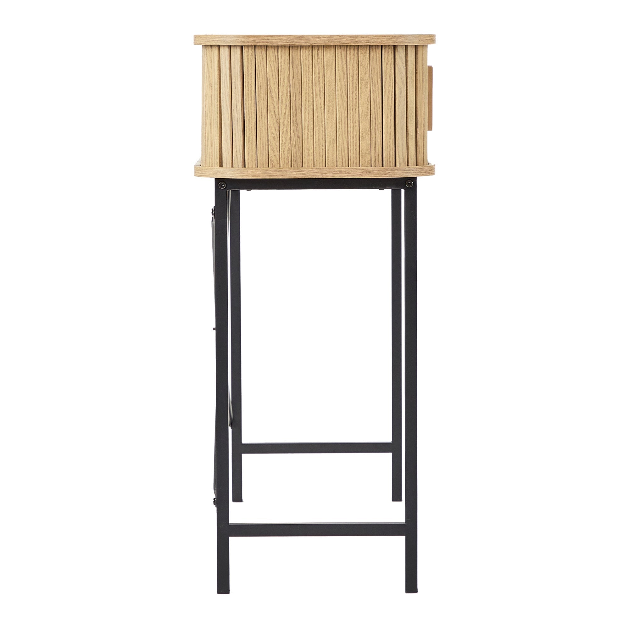 Haven Sliding Door Console Table Natural (100cm)