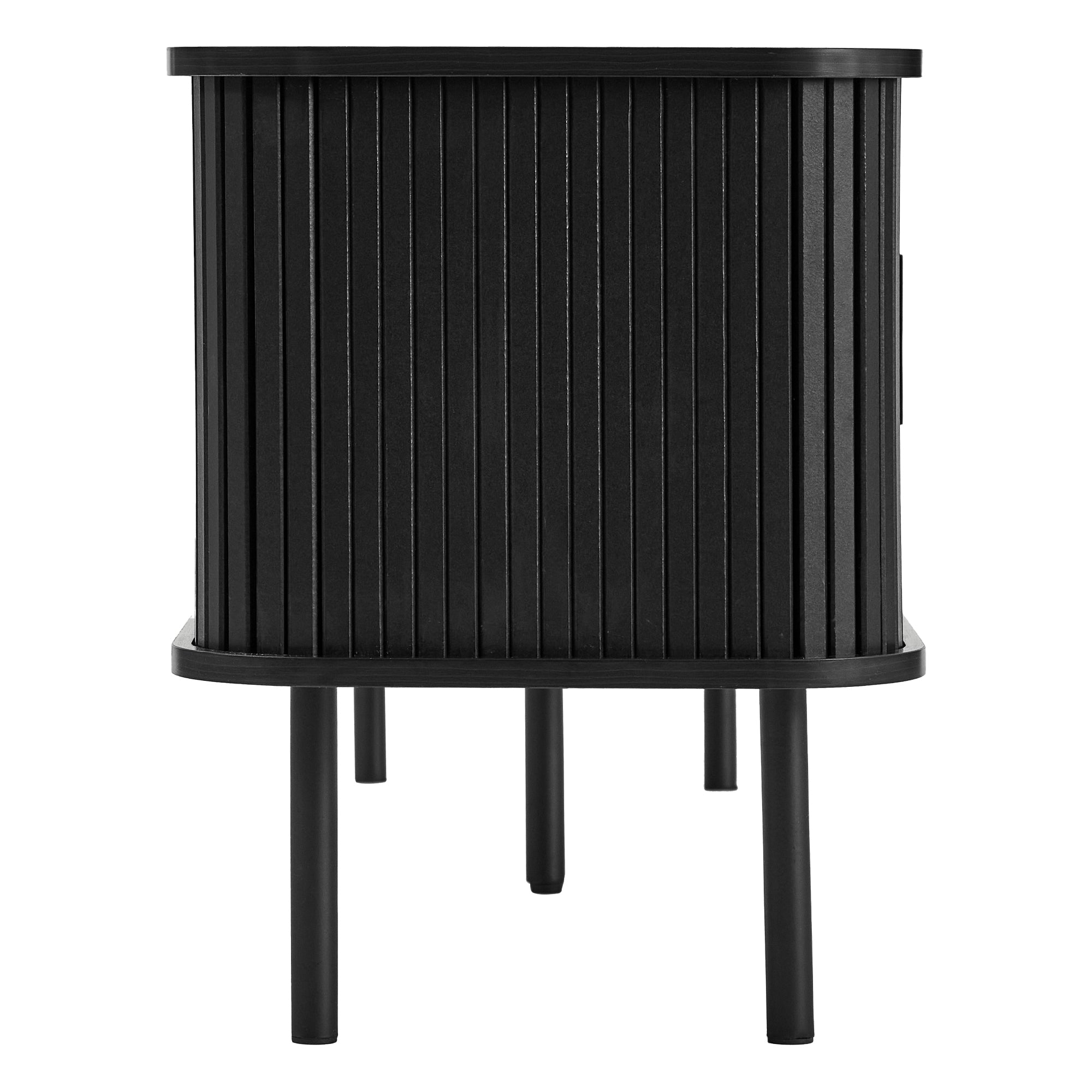 Haven Sliding Door Entertainment Unit Black (140cm)