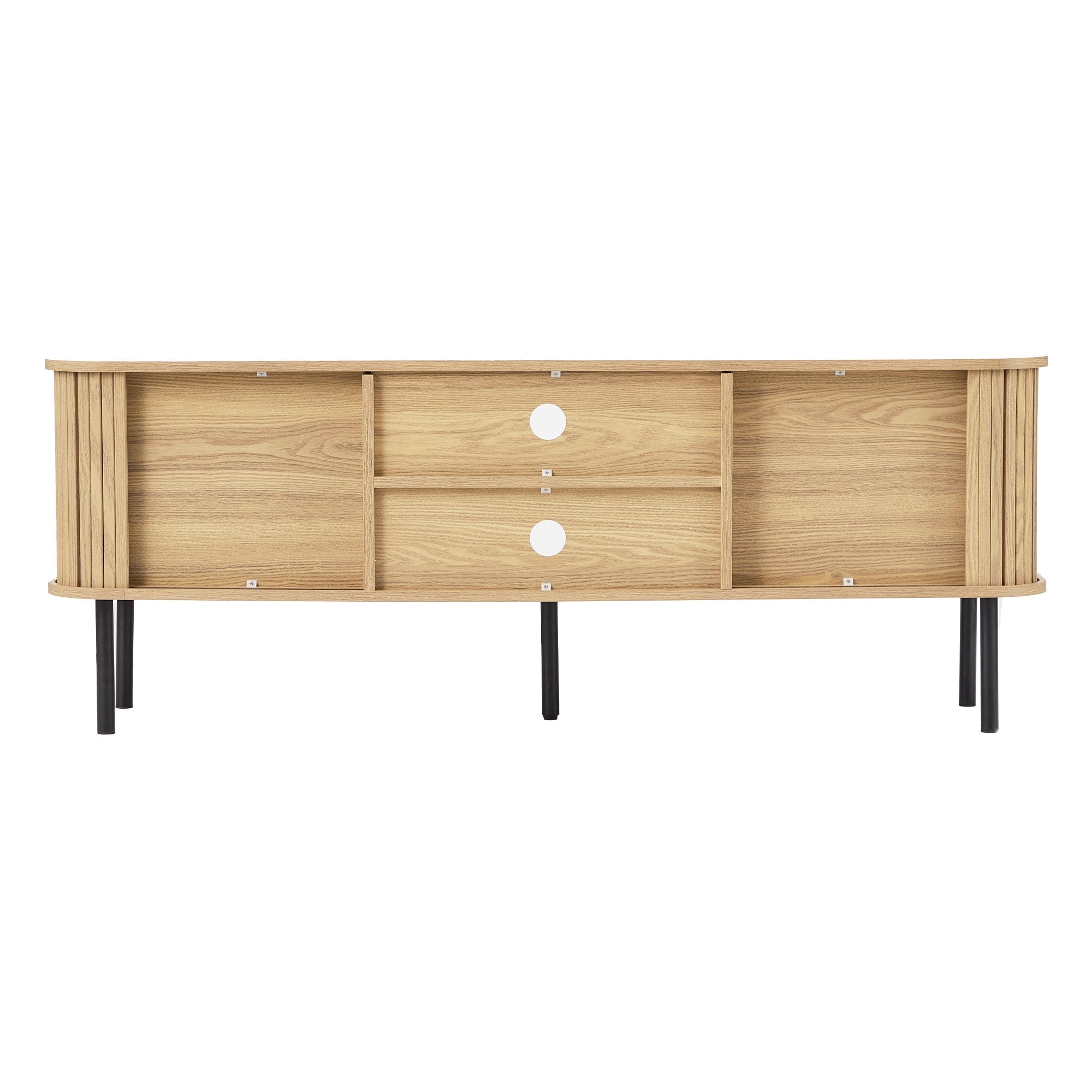 Haven Sliding Door Entertainment Unit Natural (140cm)