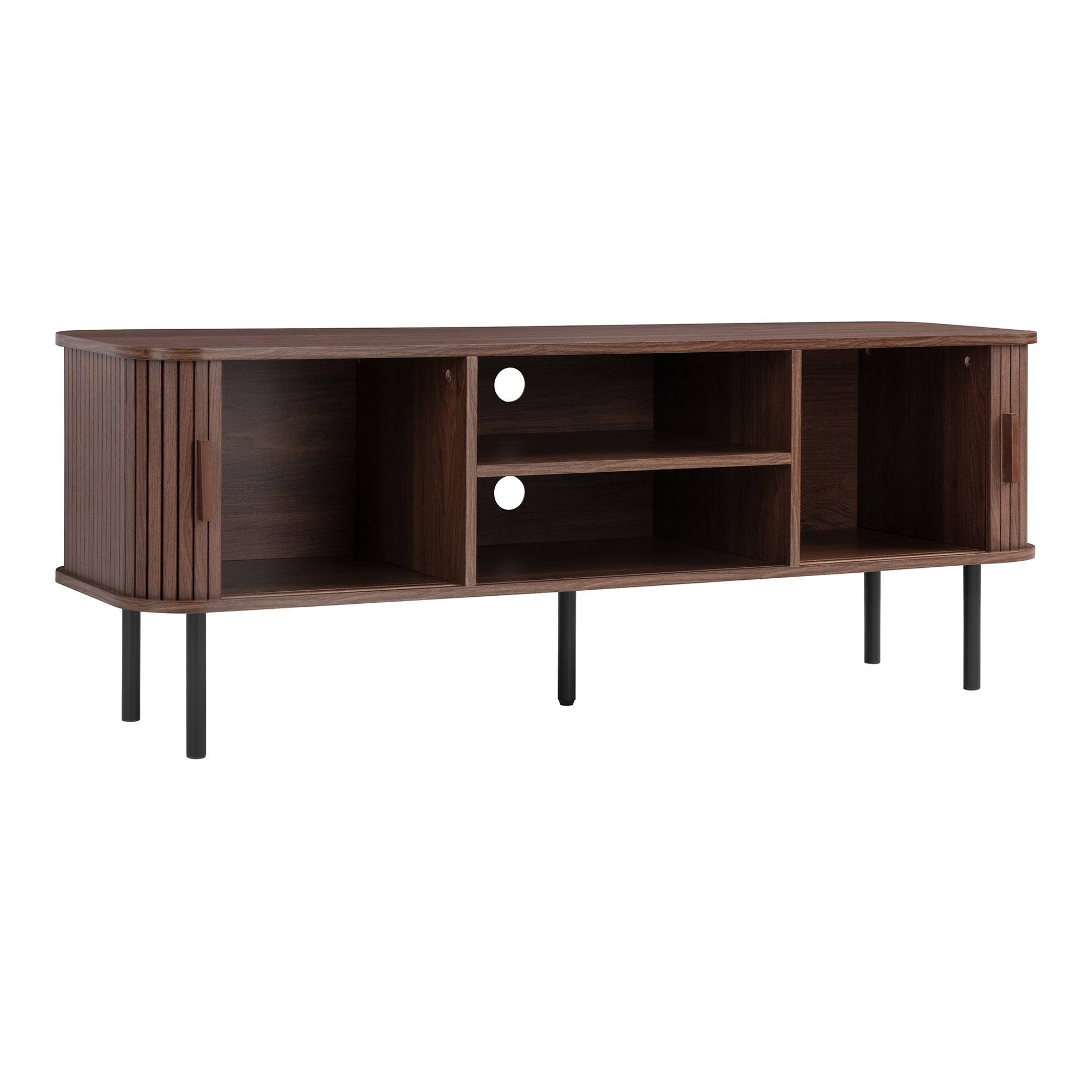 Haven Sliding Door Entertainment Unit Walnut (140cm)
