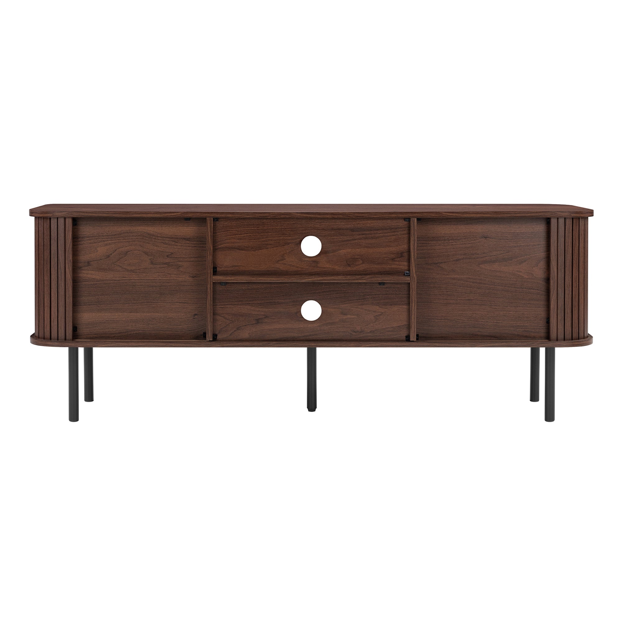 Haven Sliding Door Entertainment Unit Walnut (140cm)
