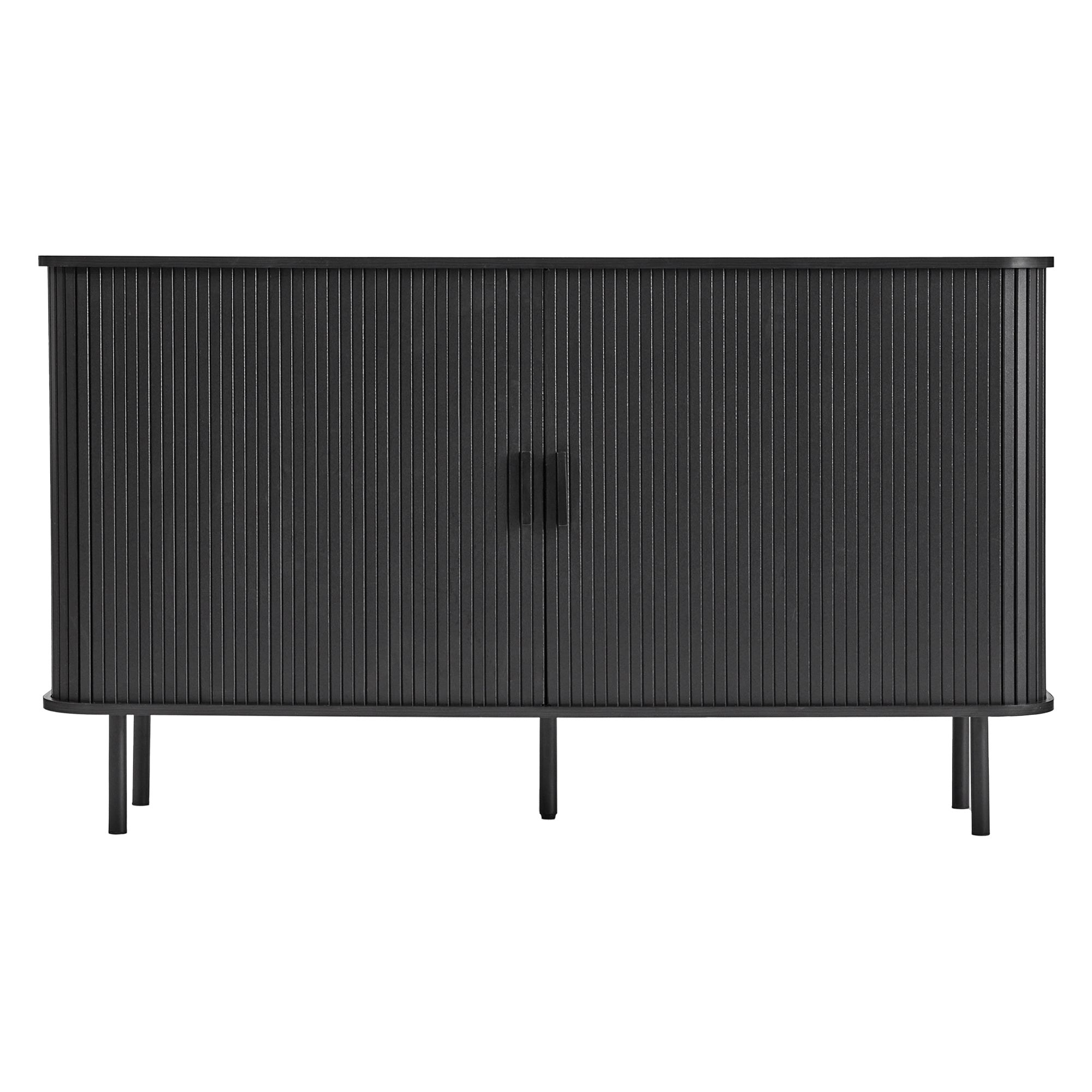Haven Sliding Door Sideboard Black (140cm)