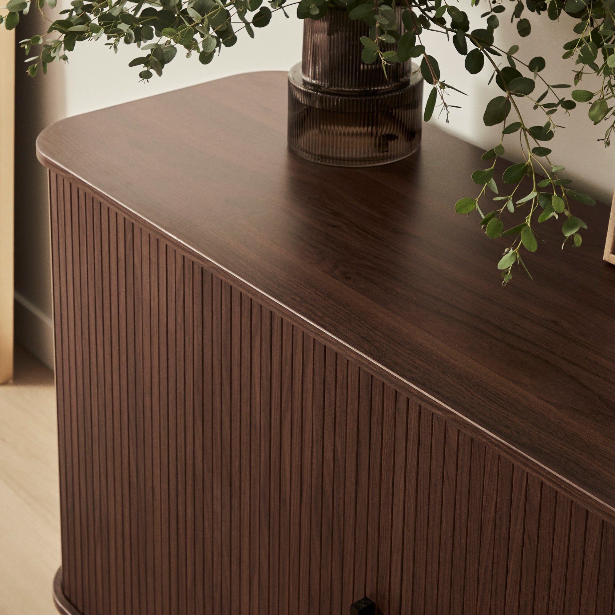 Haven Sliding Door Sideboard Walnut (140cm)