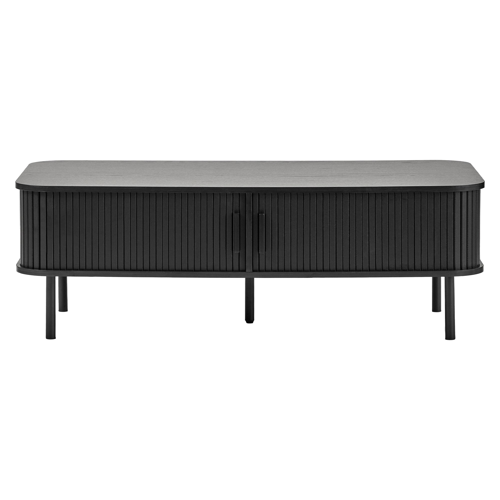 Haven Sliding Door Coffee Table Black