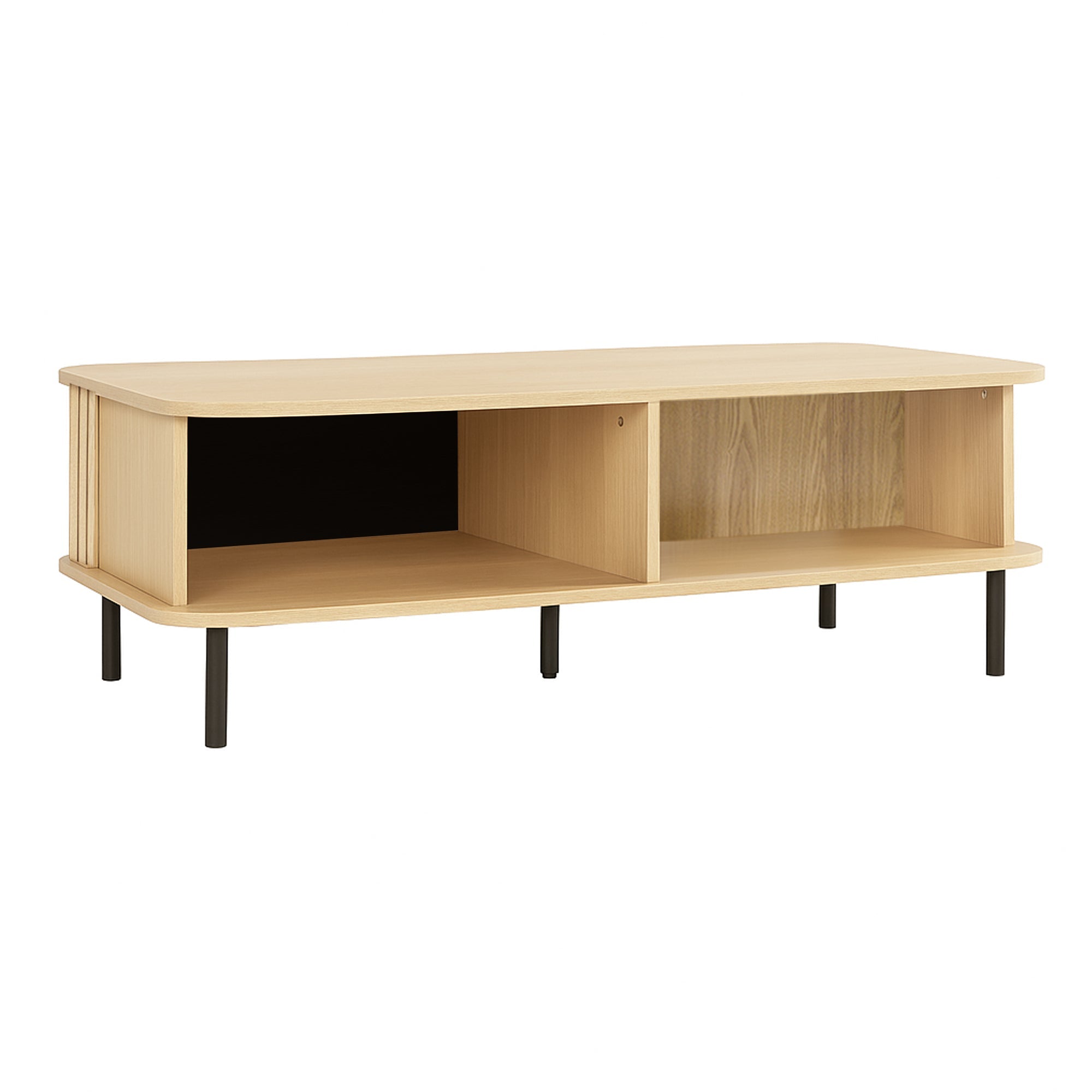 Haven Sliding Door Coffee Table Natural