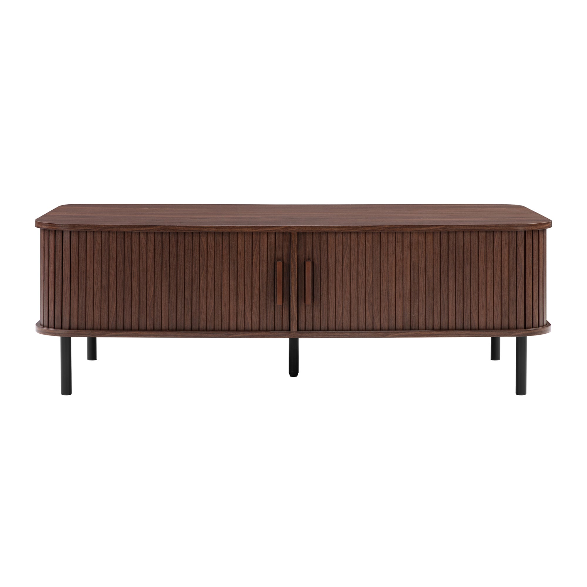 Haven Sliding Door Coffee Table Walnut