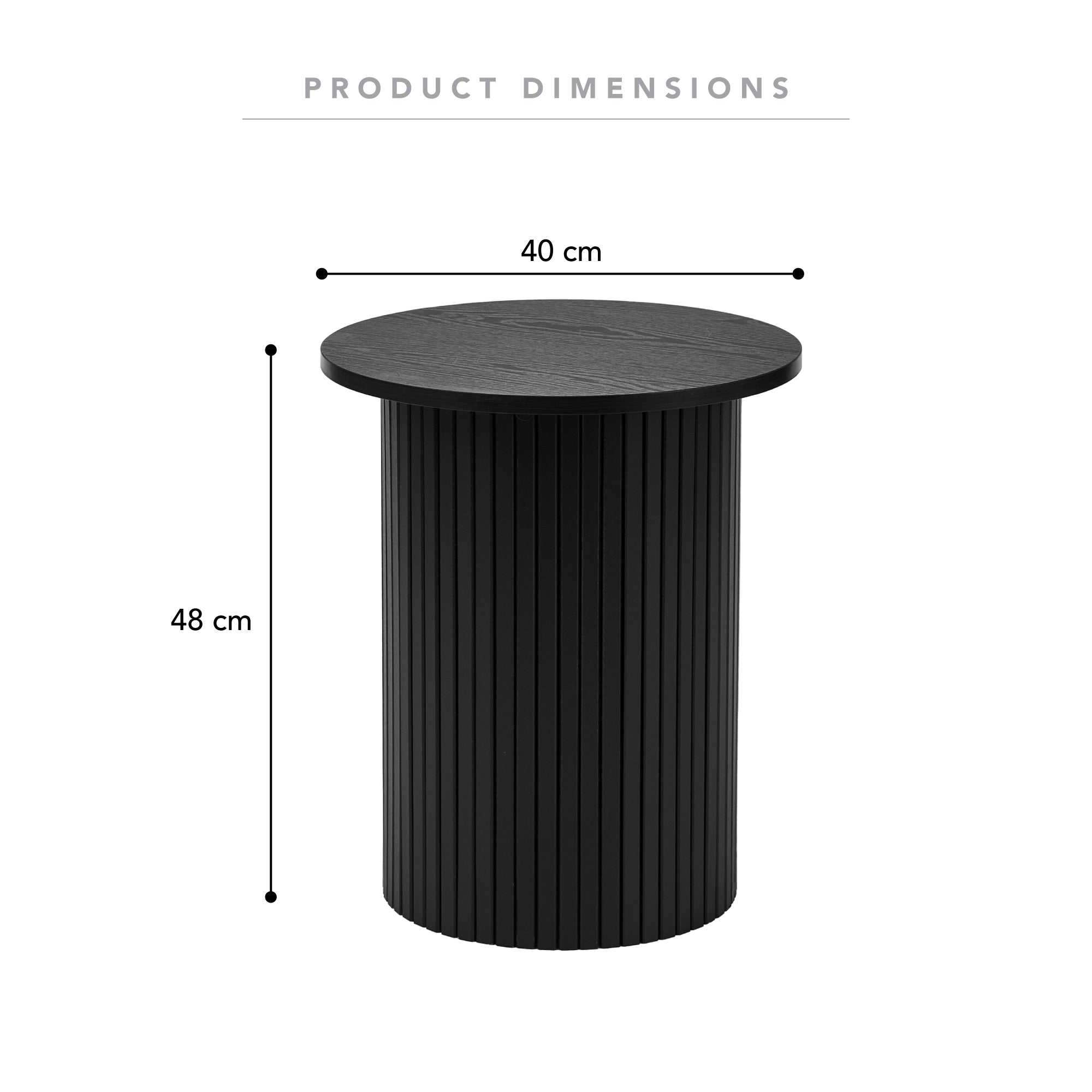 Haven Side Table Black
