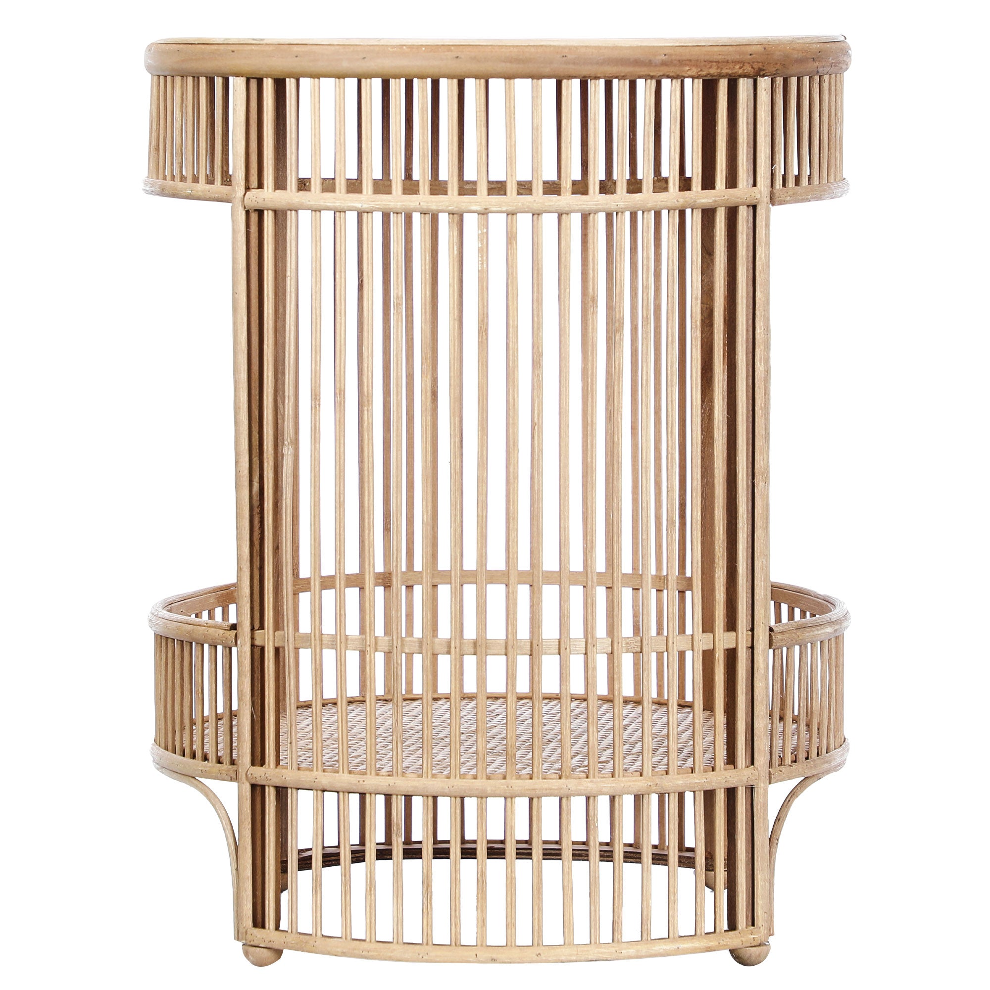 Harbour Bamboo Rattan Side Table