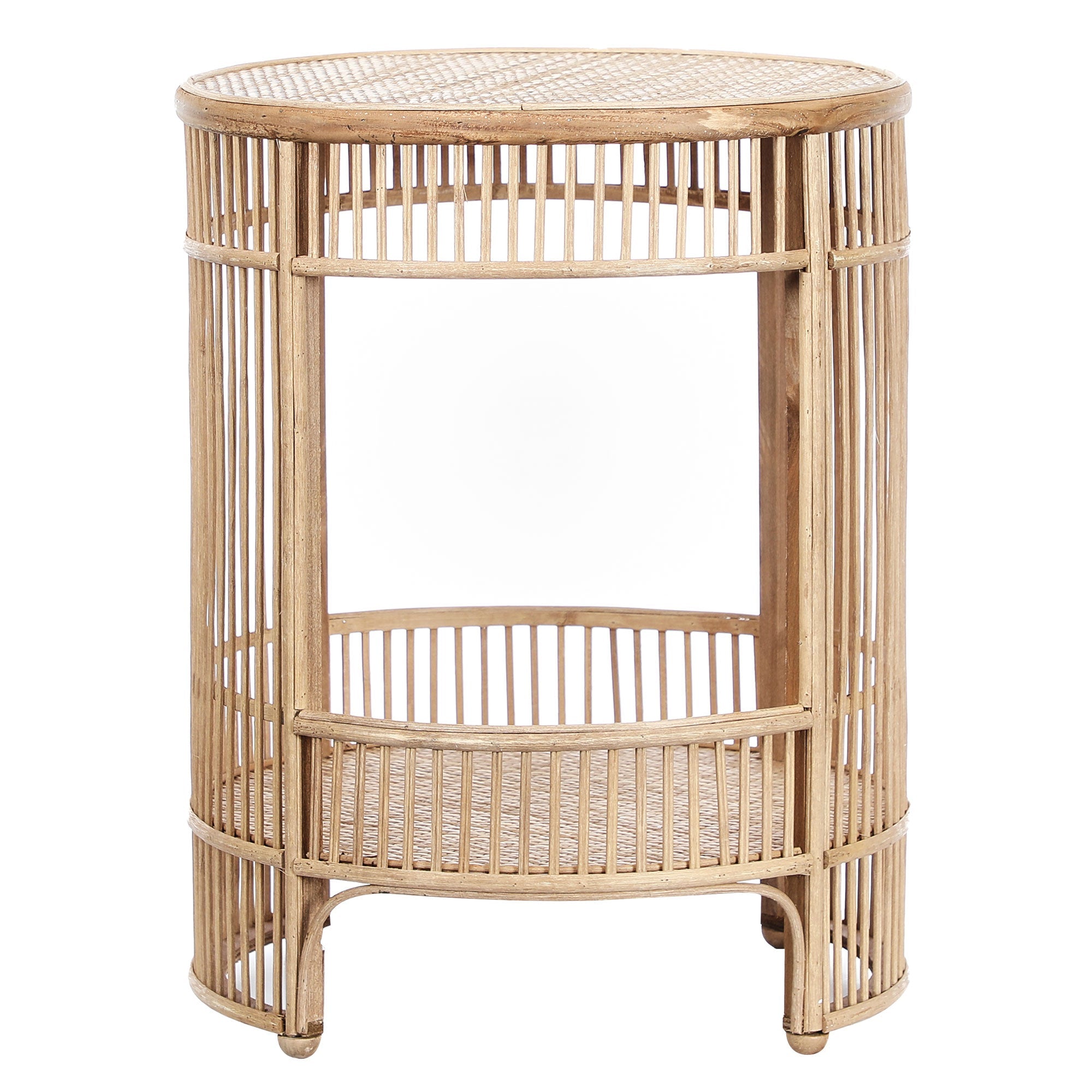 Harbour Bamboo Rattan Side Table