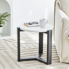 Sass Terrazzo Side Table Black