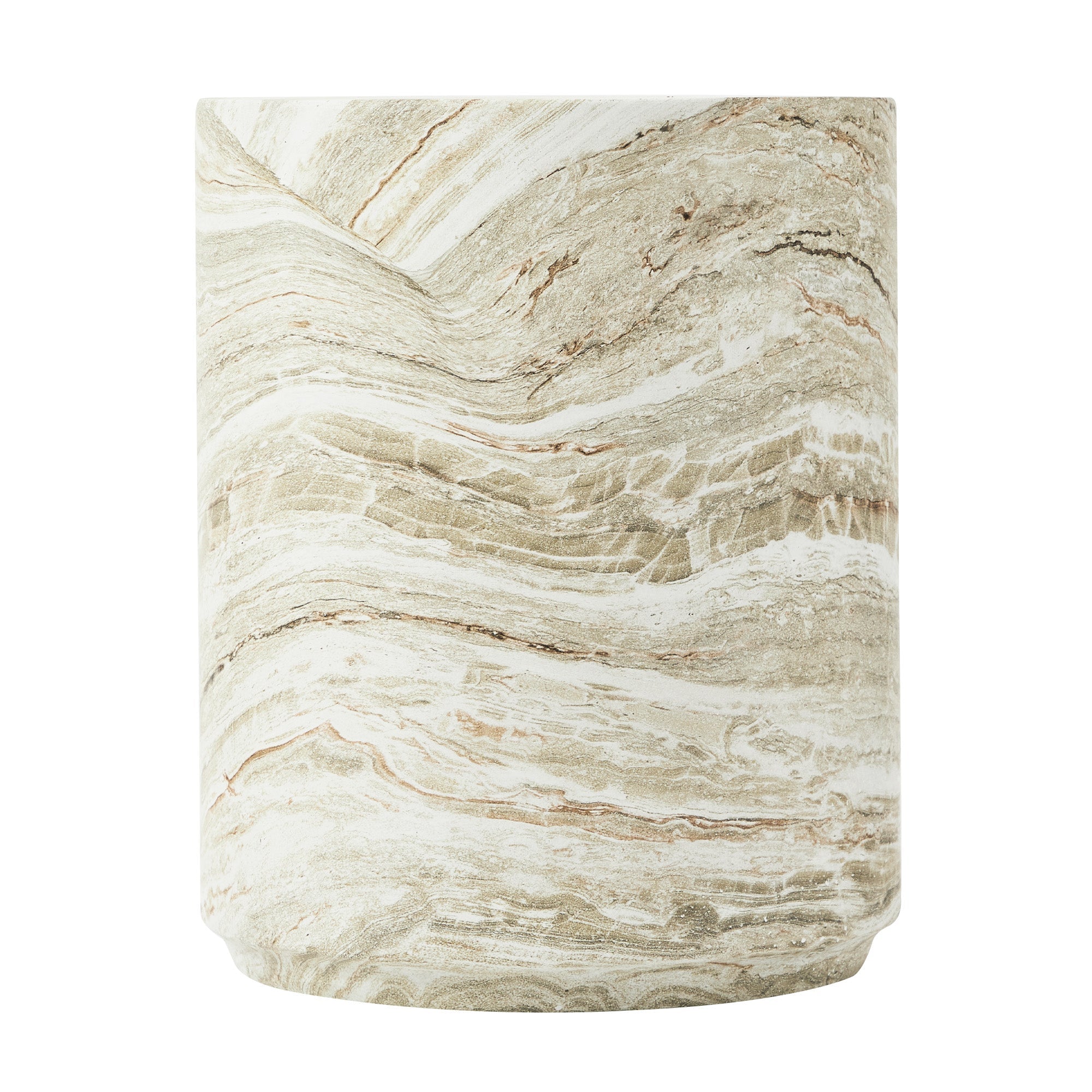 Astrid Green Marble Look Side Table