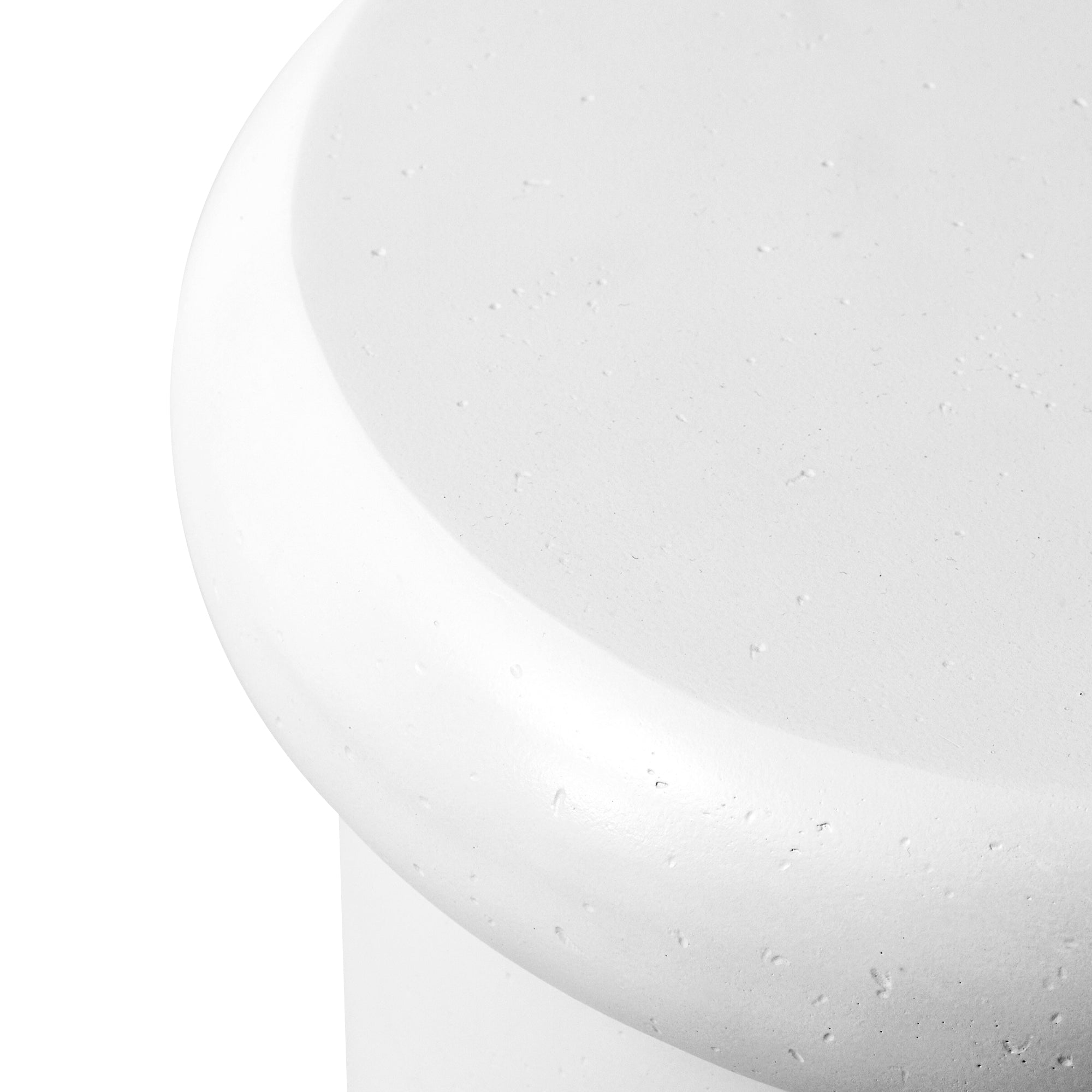 Luna 38cm MgO White Stool