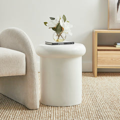 Luna 38cm MgO White Stool