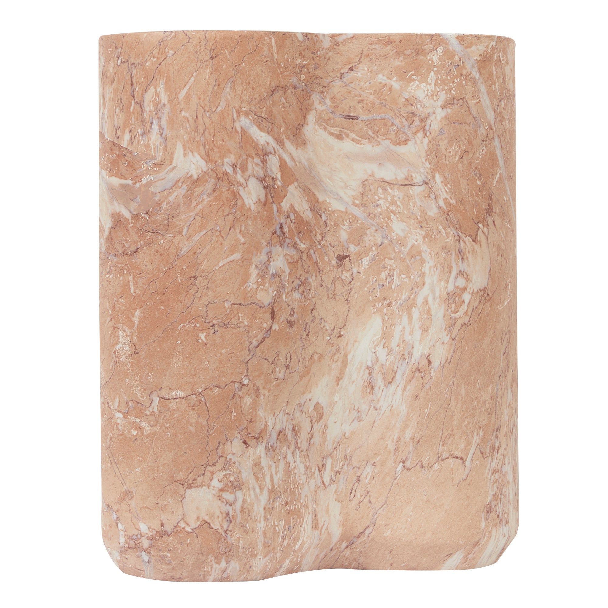 Poppy MgO Side Table Tea Rose Marble Look