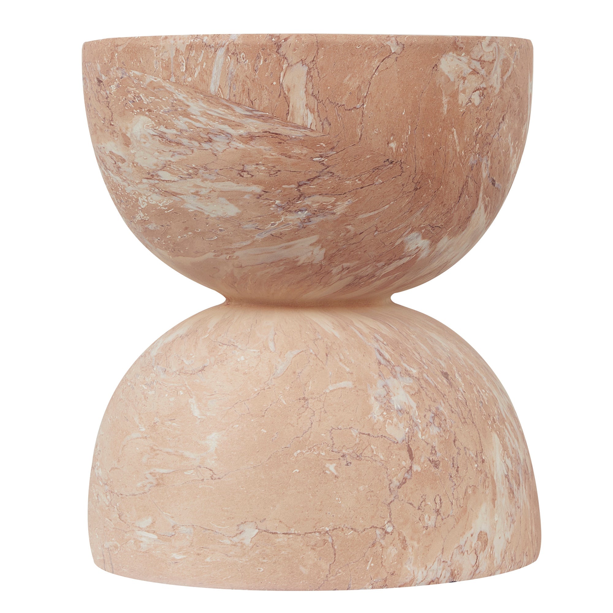 Stella MgO Side Table Tea Rose Marble Look