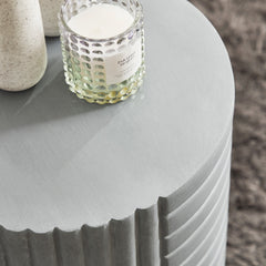 Taylor MgO Side Table Cement