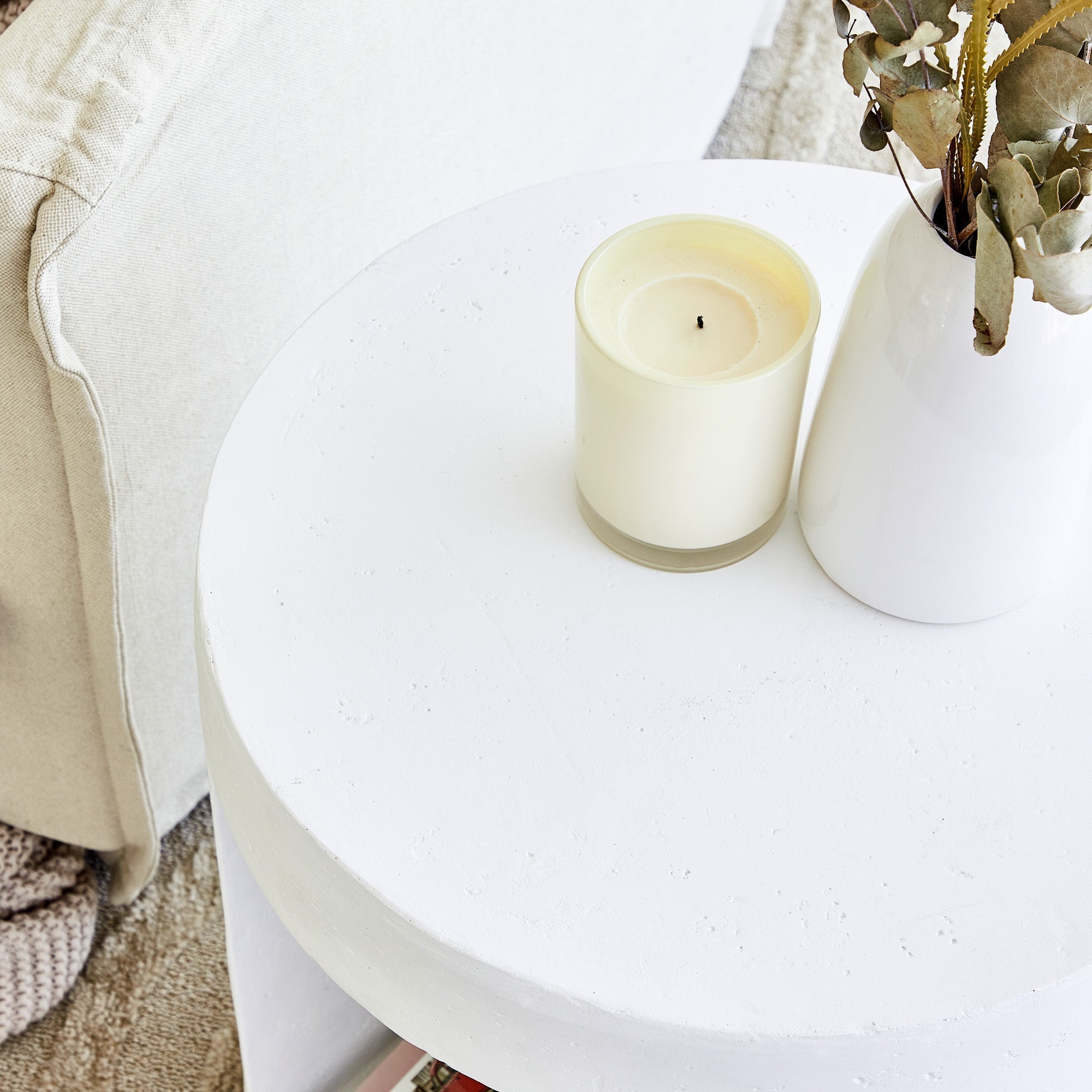 Castello MgO Side Table White
