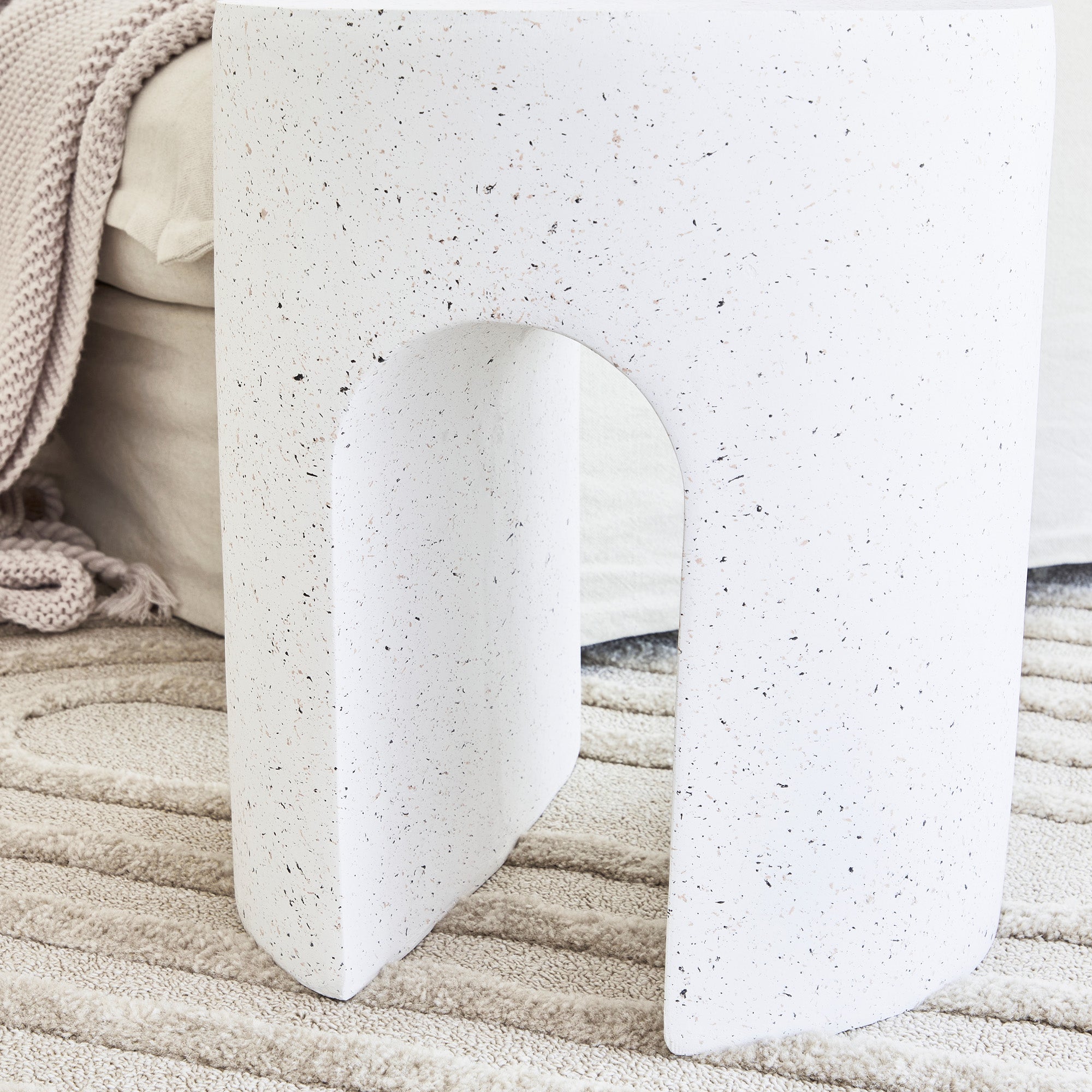 Sorrento MgO Side Table White