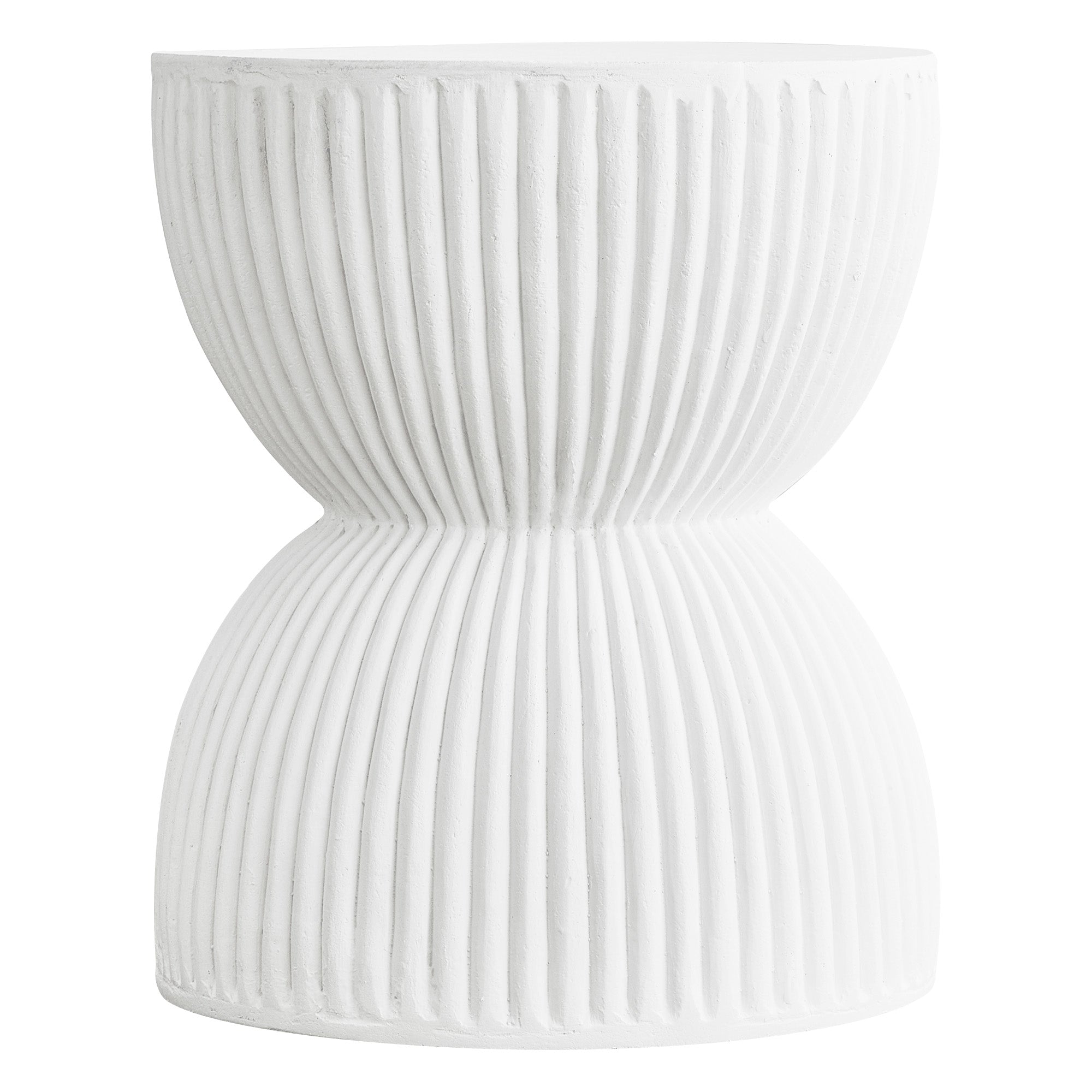 Saluzzo MgO Side Table White