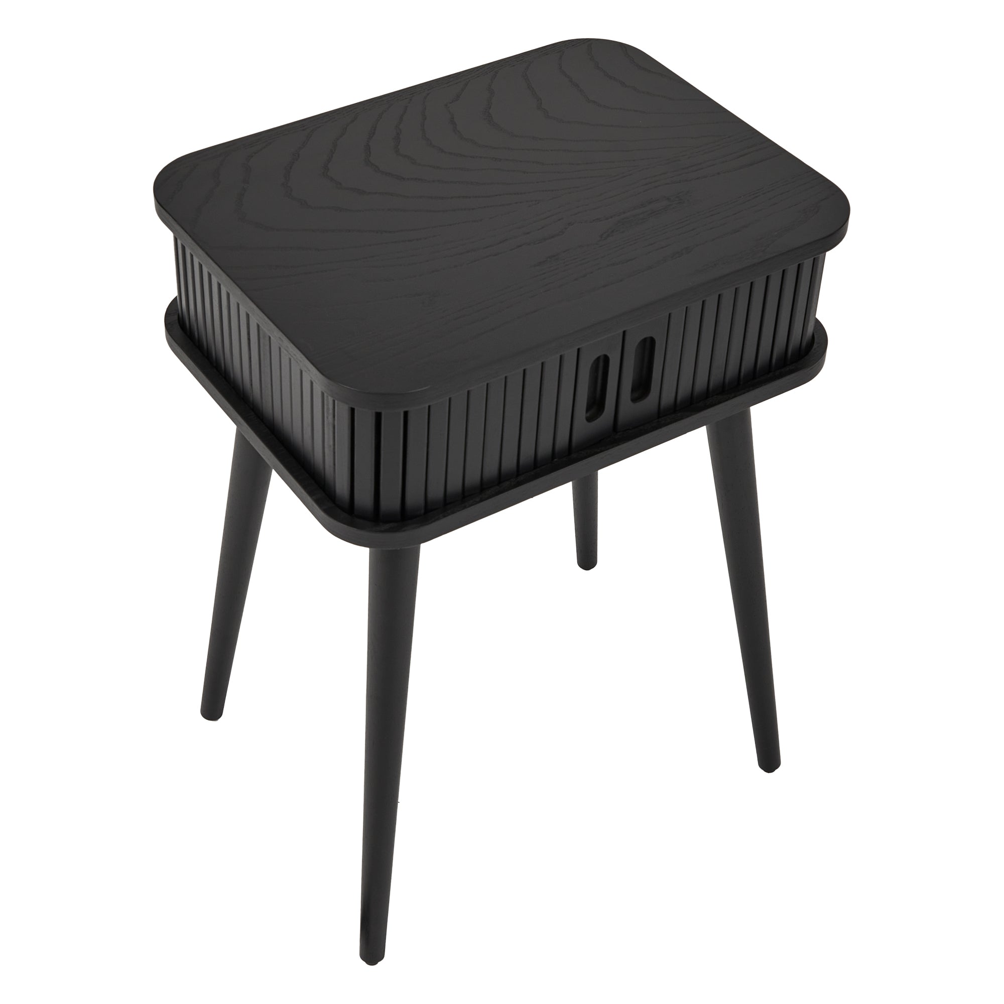 Curve Bedside Table Black
