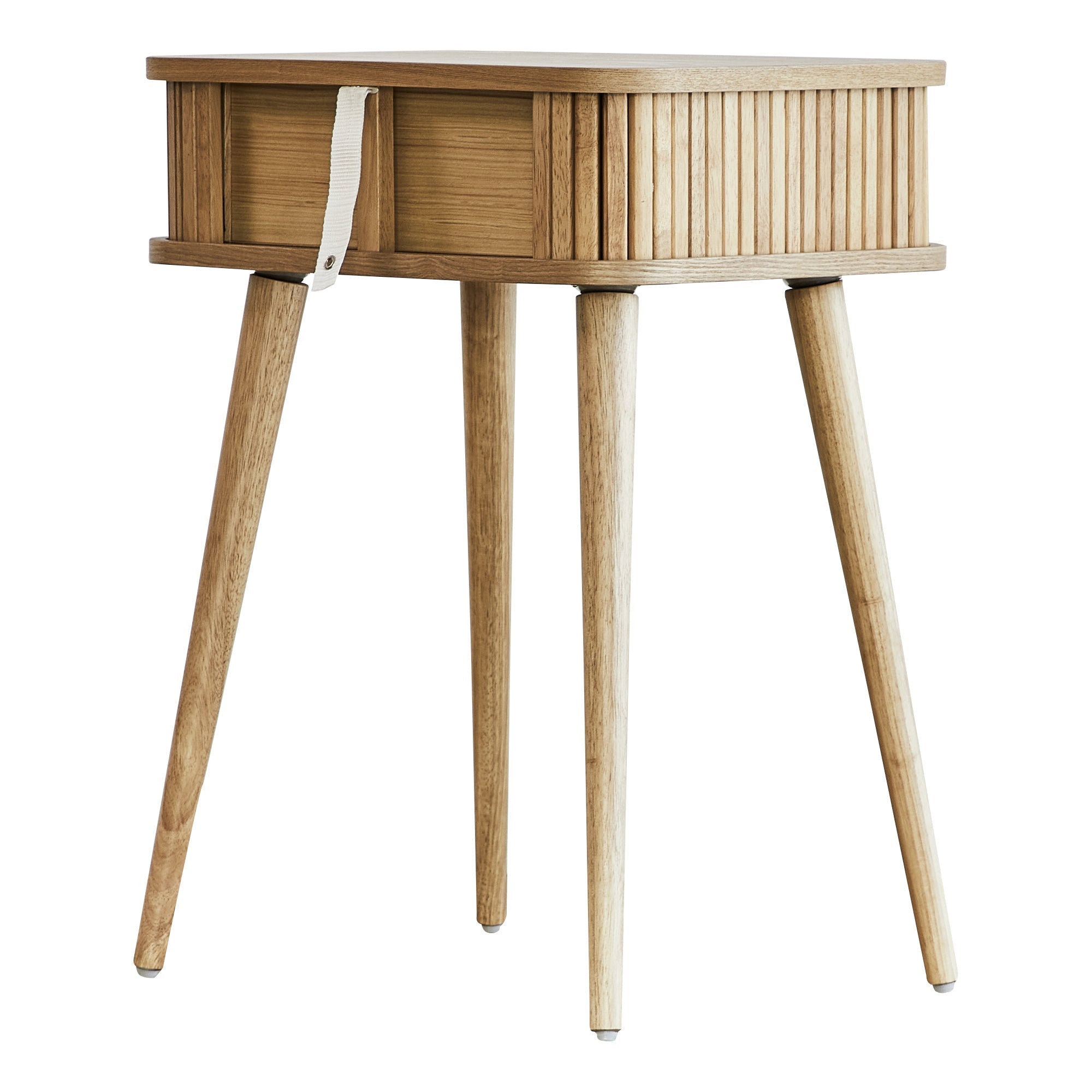 Curve Bedside Table Natural (Set of 2)