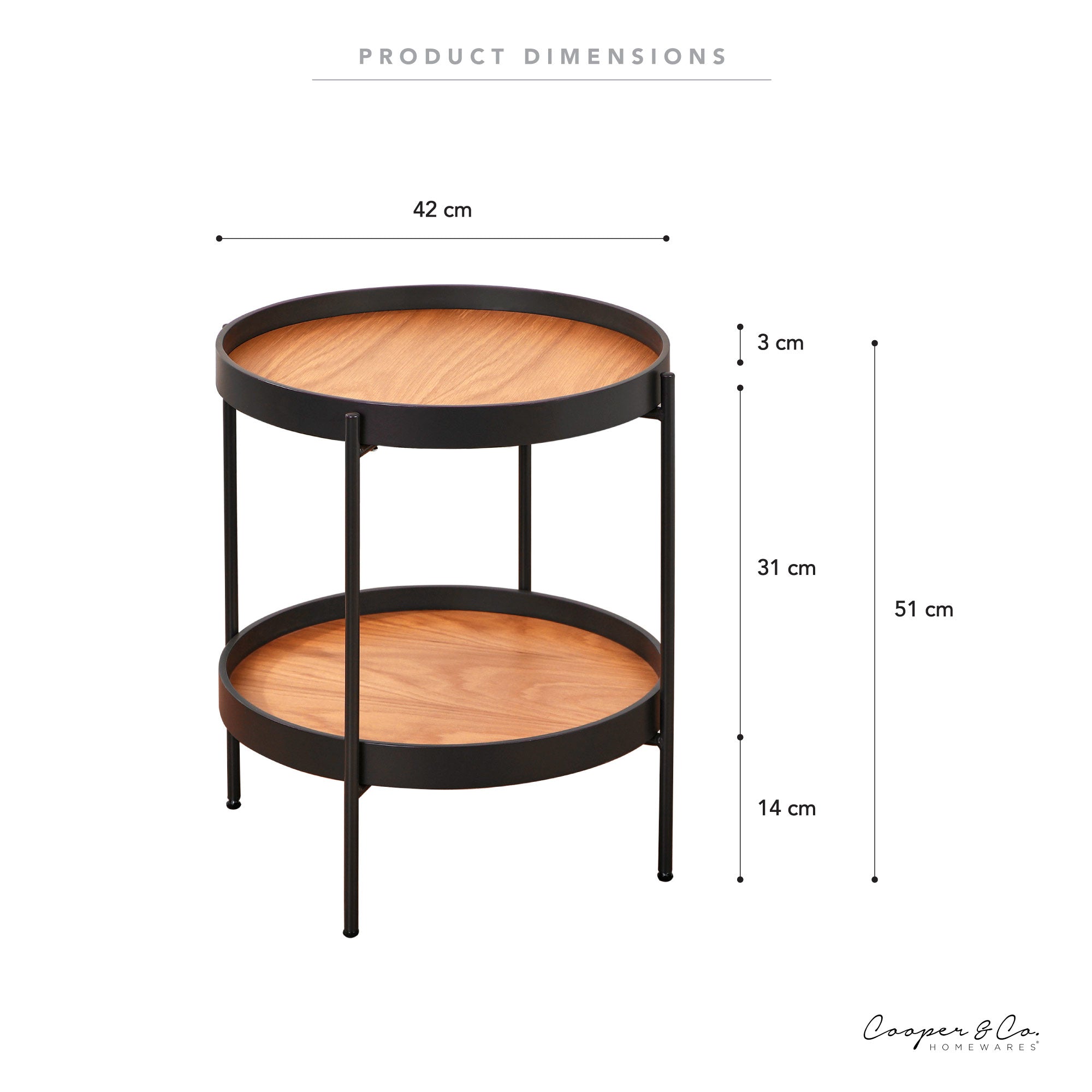 Jax Side Table Black