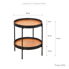 Jax Side Table Black
