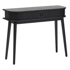 Curve Console Table Black (100cm)
