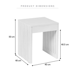 Harper Side Table White