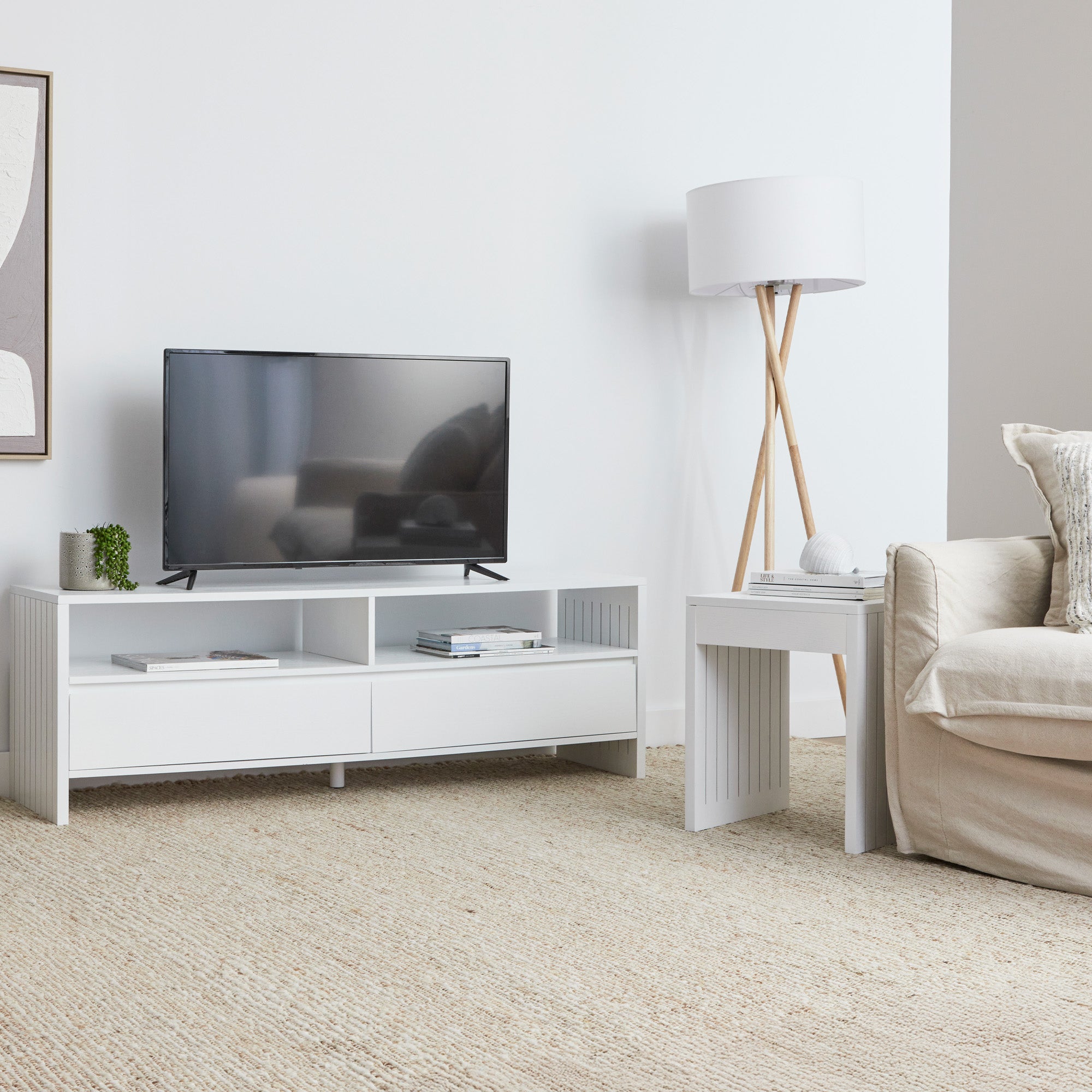 Harper Side Table White