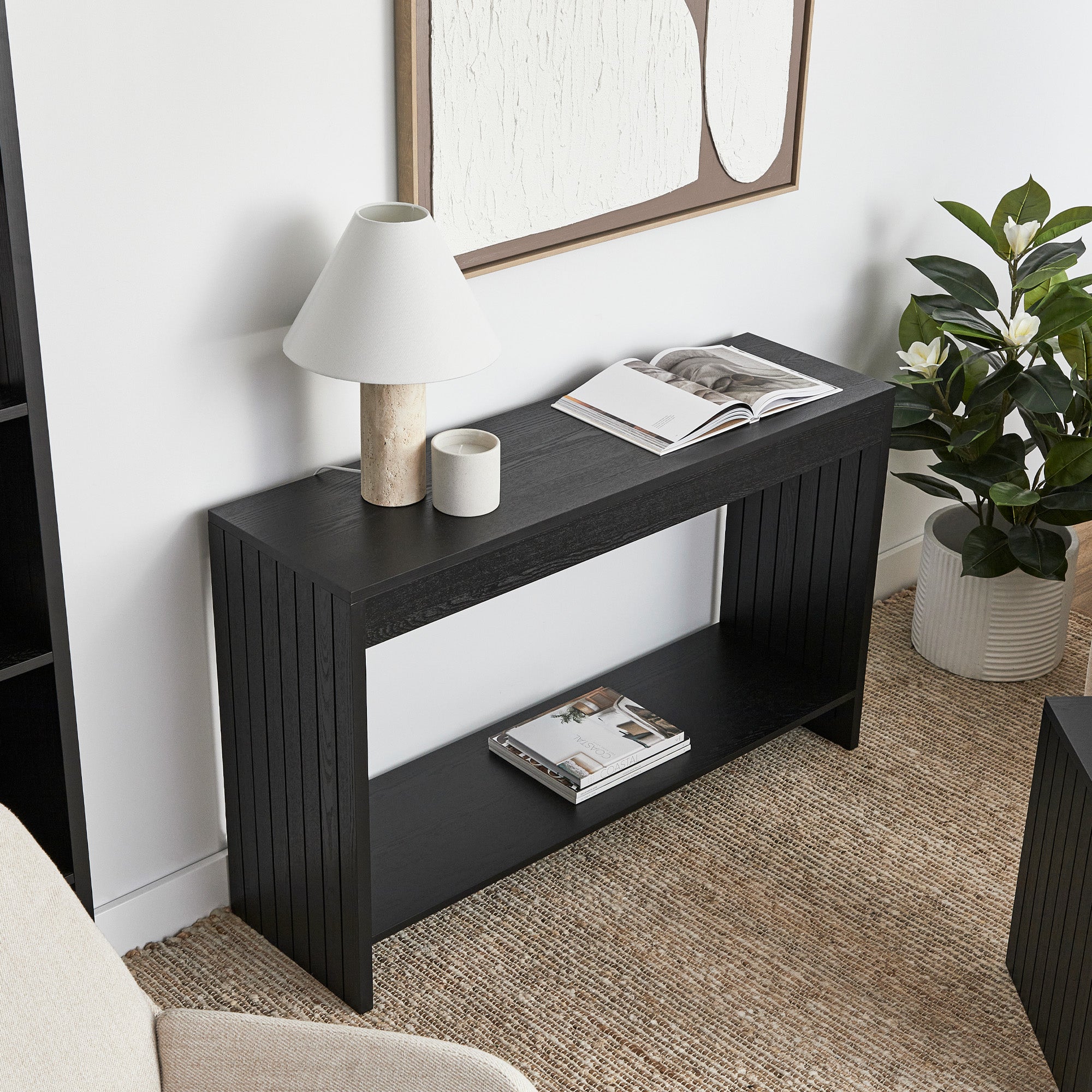 Harper Console Table Black (120cm)