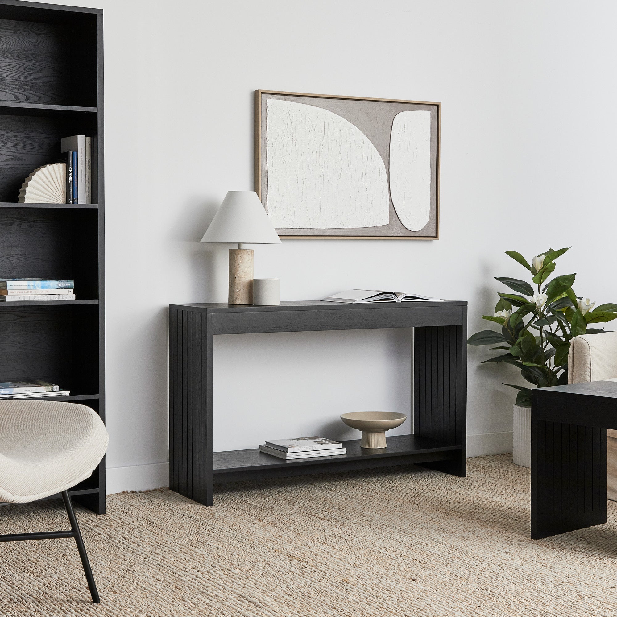 Harper Console Table Black (120cm)
