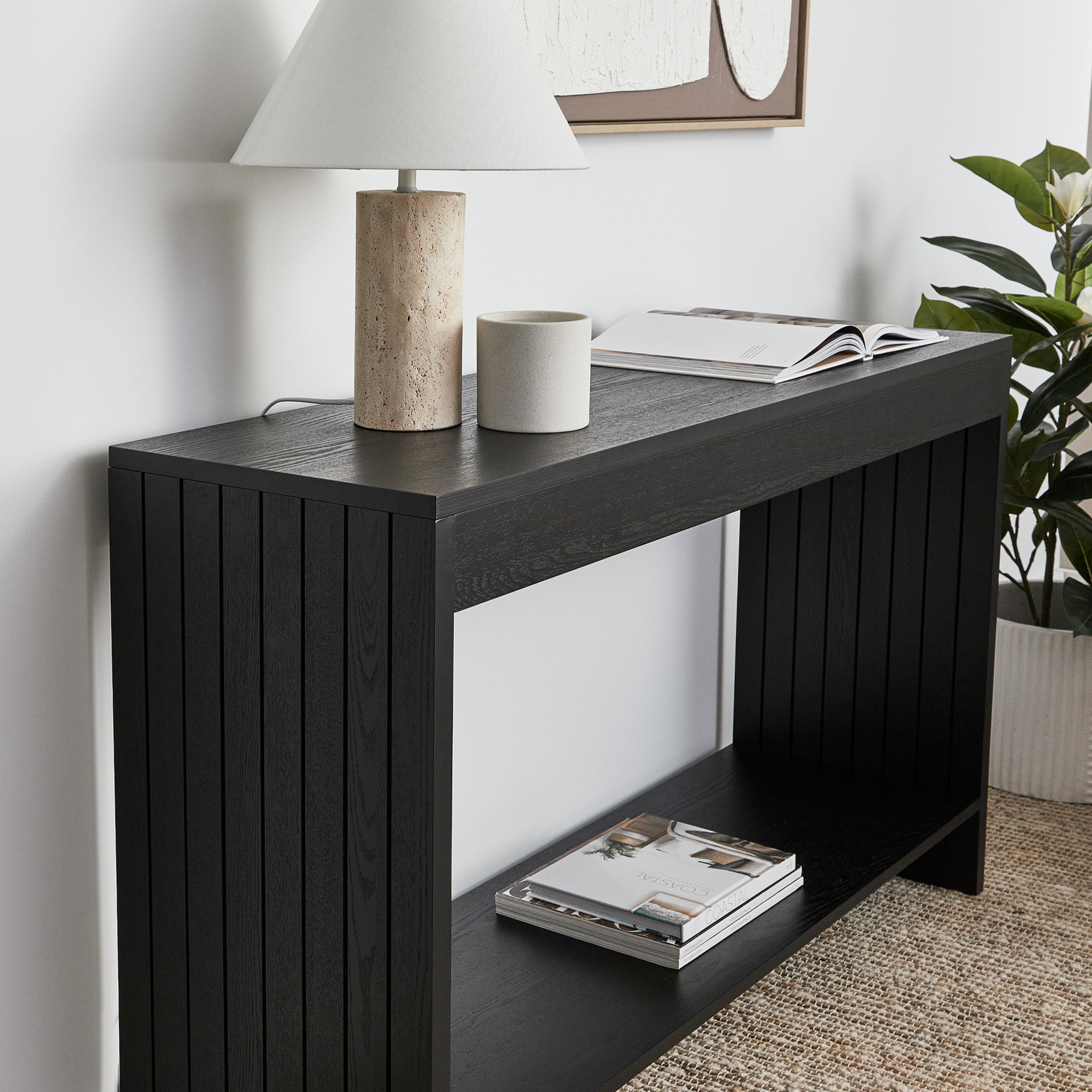 Harper Console Table Black (120cm)