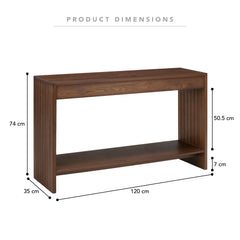 Harper Console Table Walnut (120cm)