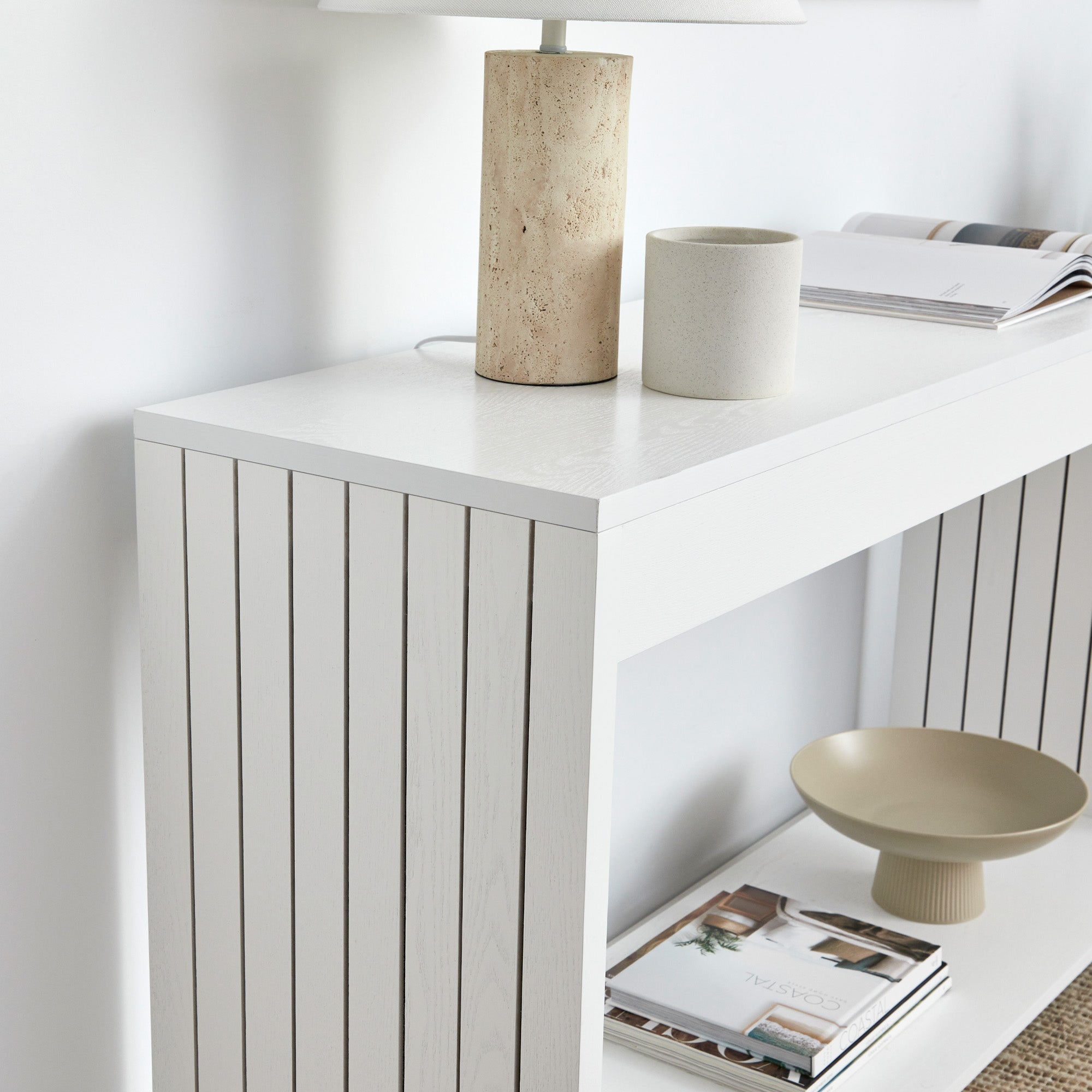 Harper Console Table White (120cm)