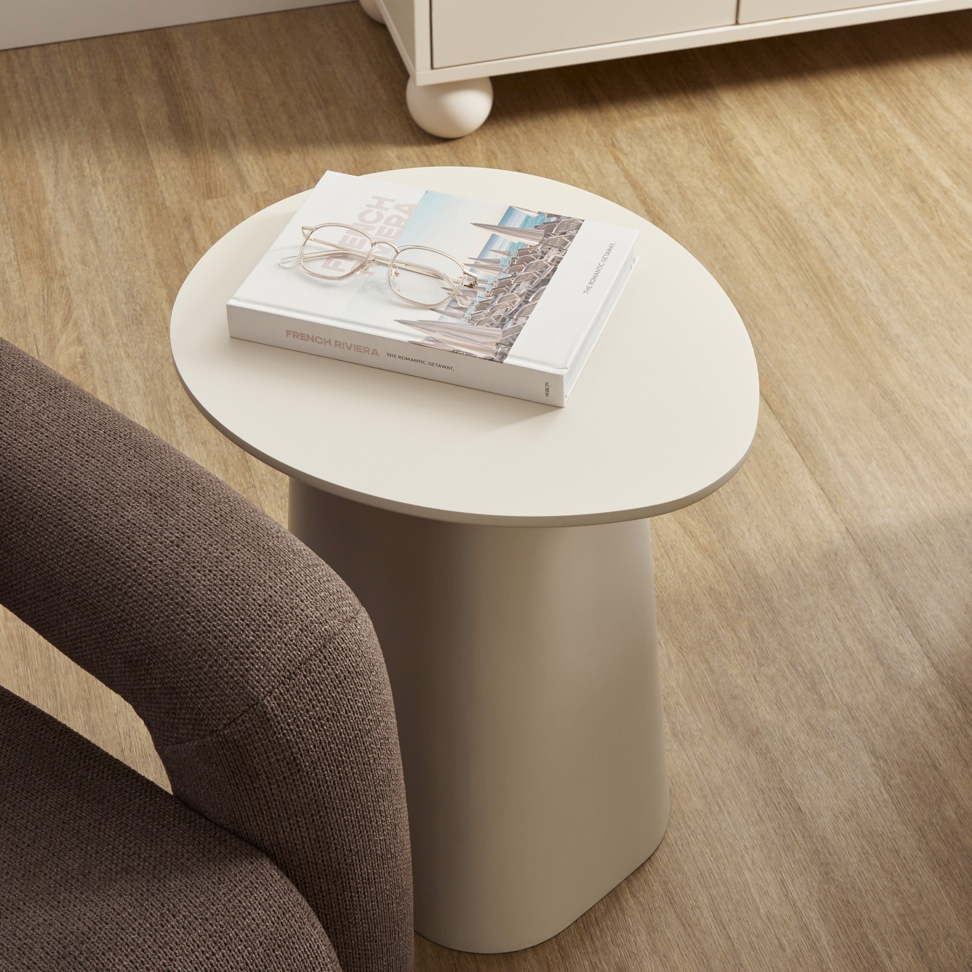 Alvin Side Table Cream
