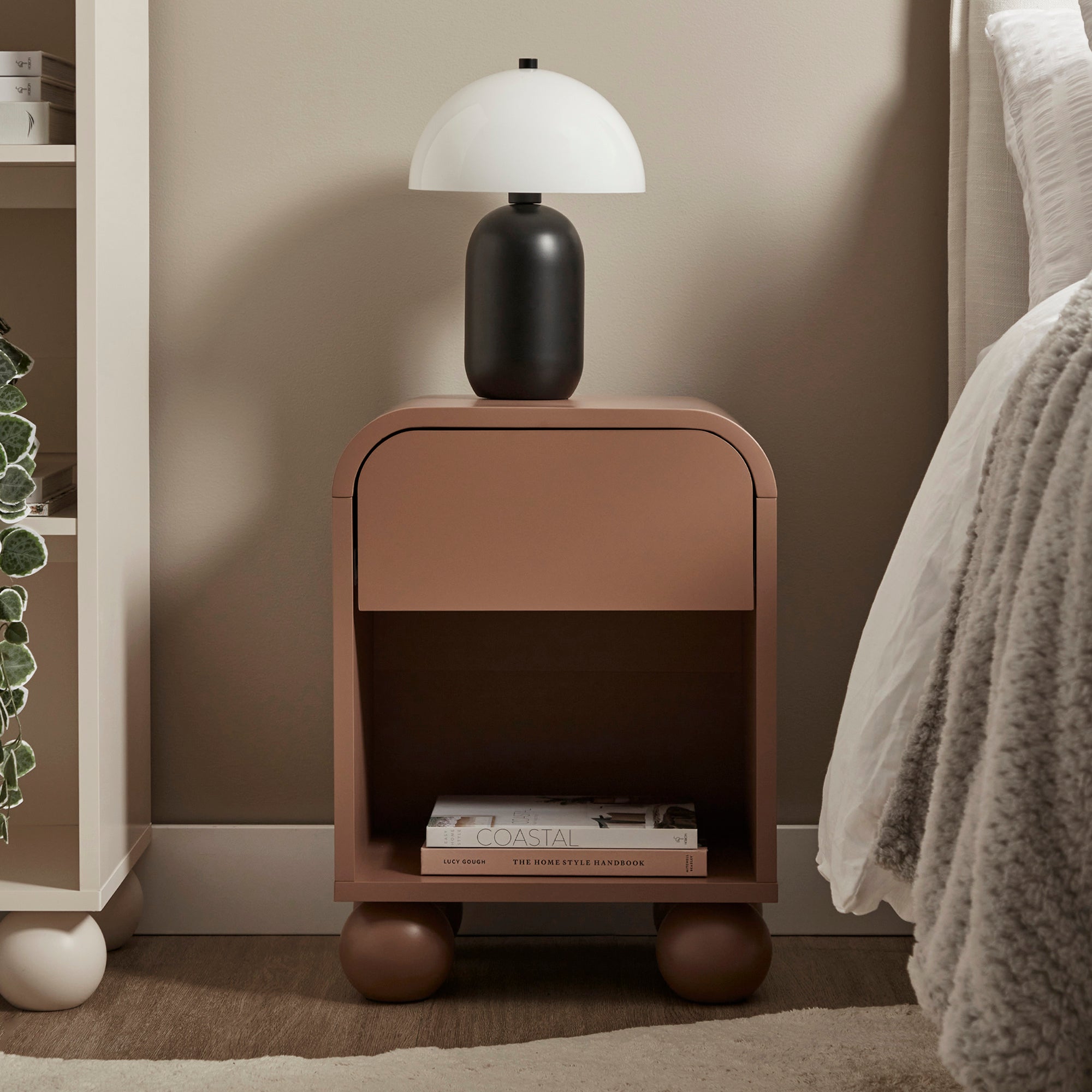 Baxter Bedside Table Mocha