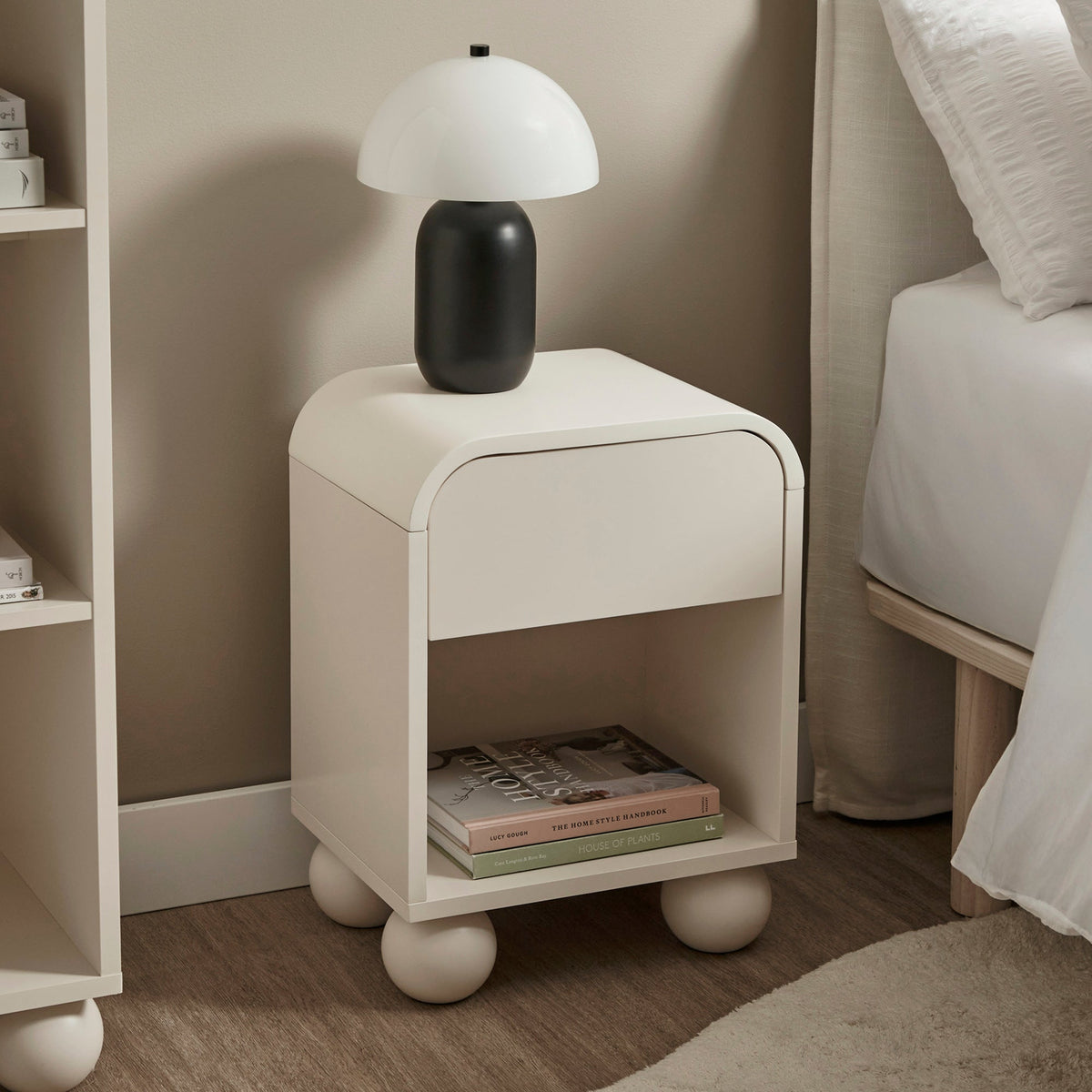 Baxter Bedside Table Cream