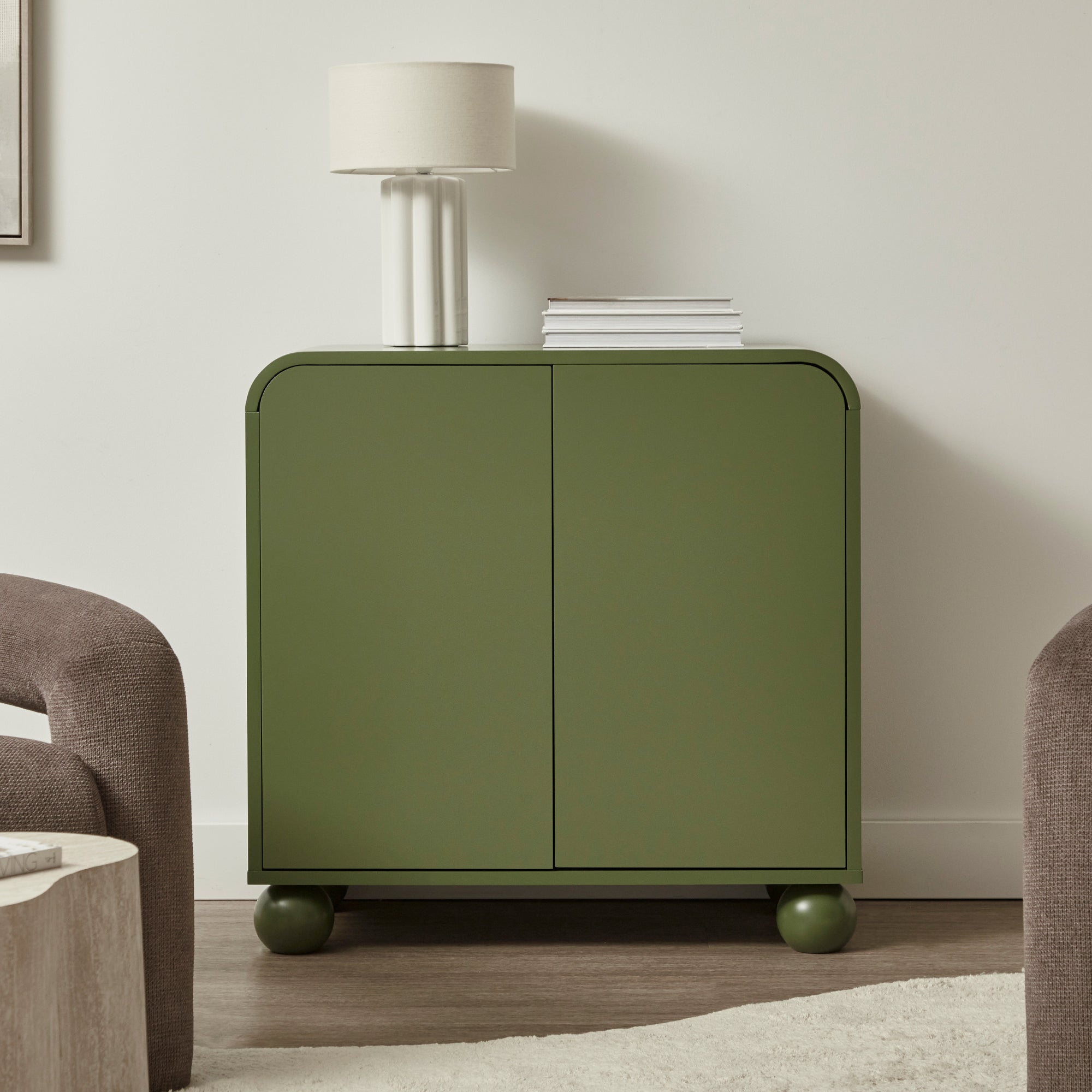 Baxter 2 Door Buffet Green (80cm)