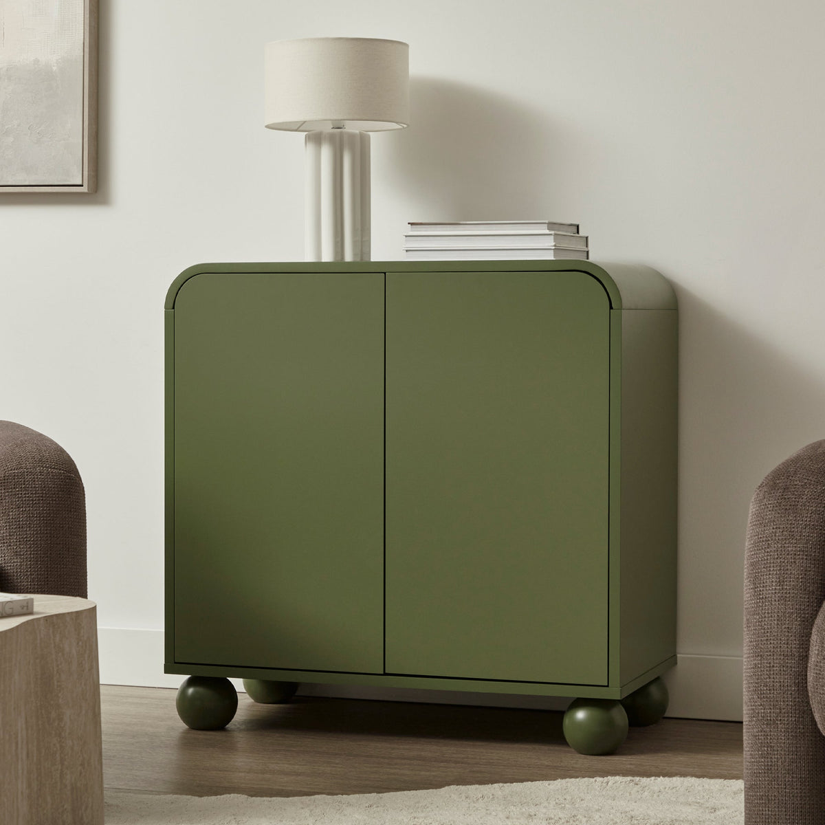 Baxter 2 Door Buffet Green (80cm)