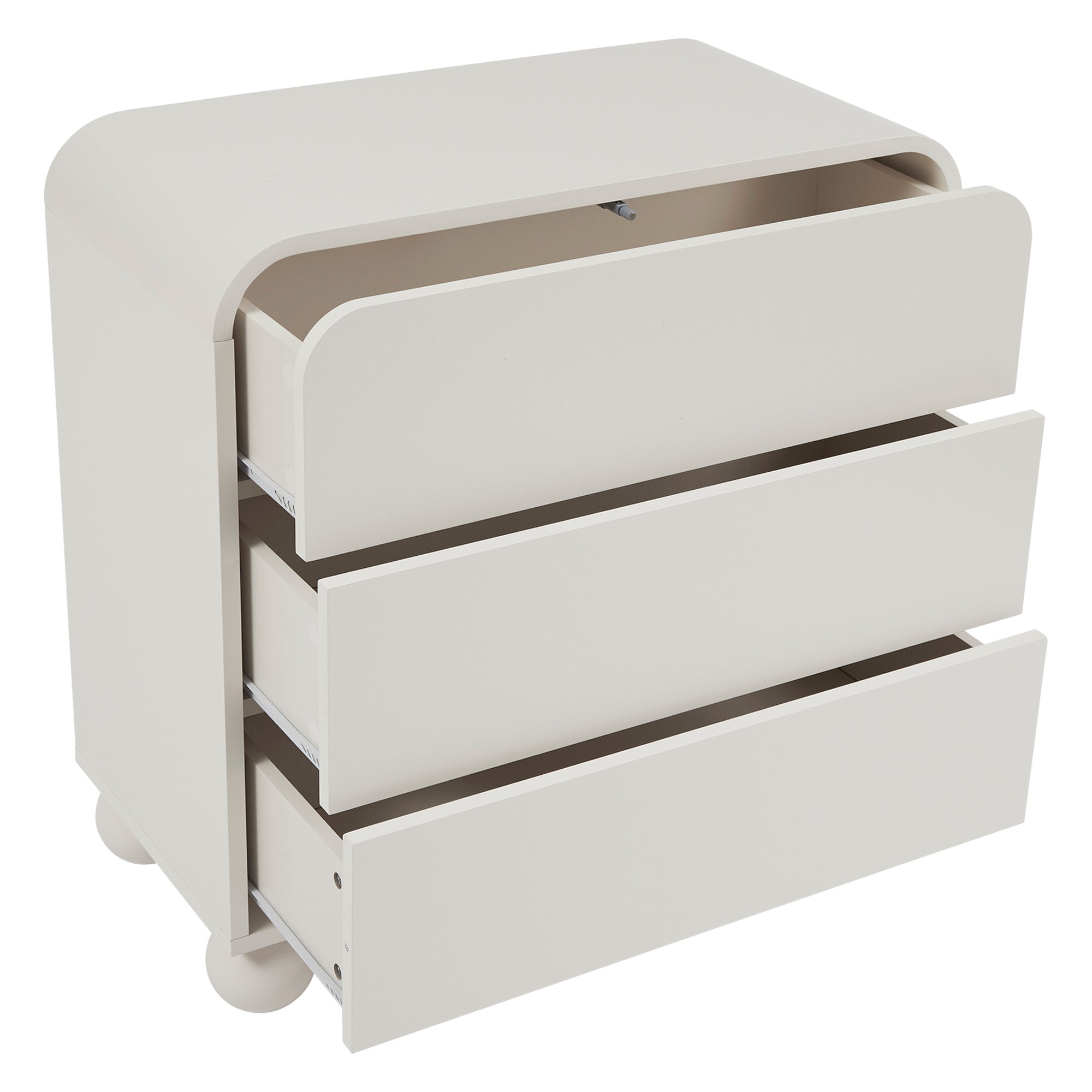 Baxter Chest of 3 Drawers Cream